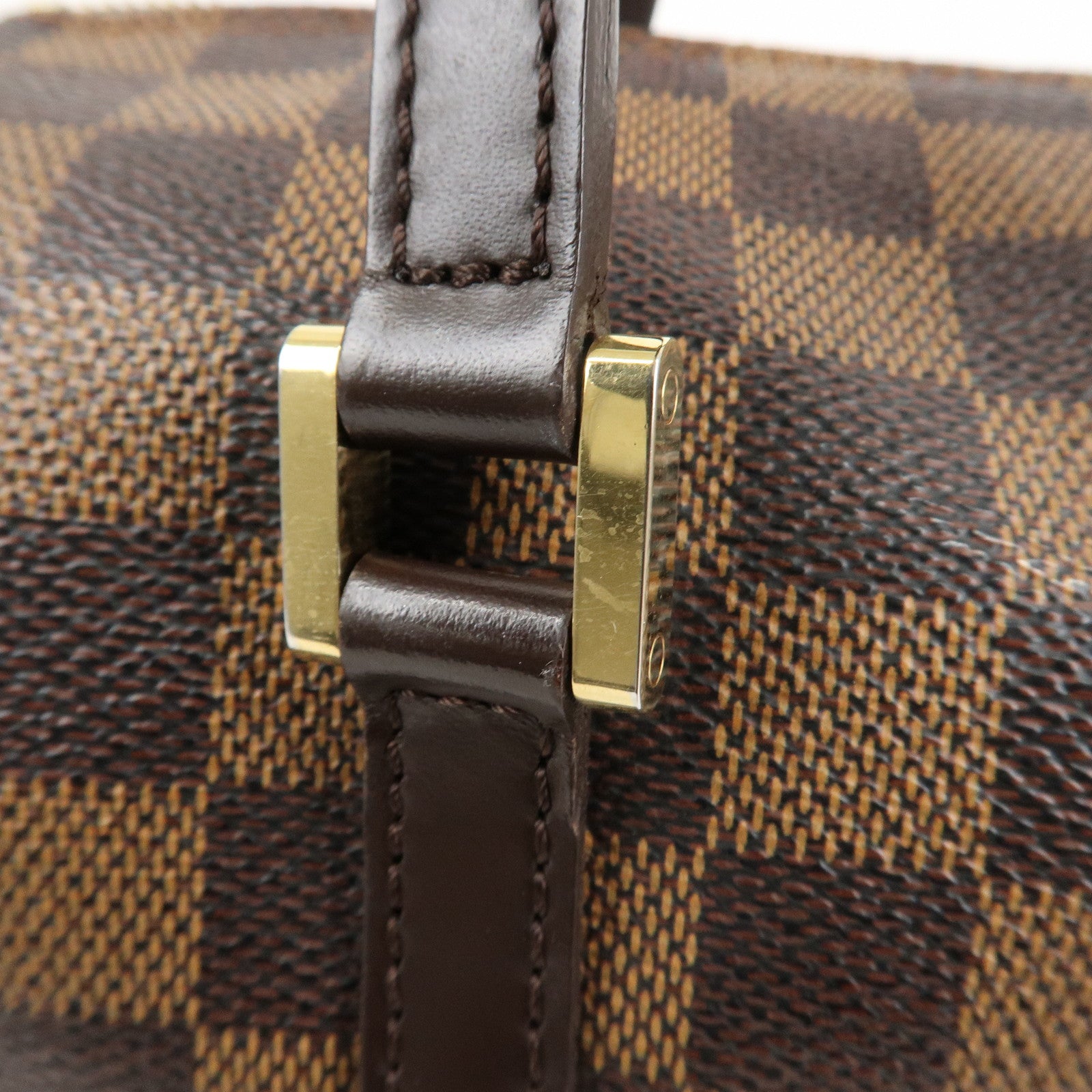 Louis Vuitton Damier Ebene Papillon 26 Hand Bag Brown N51304 Used