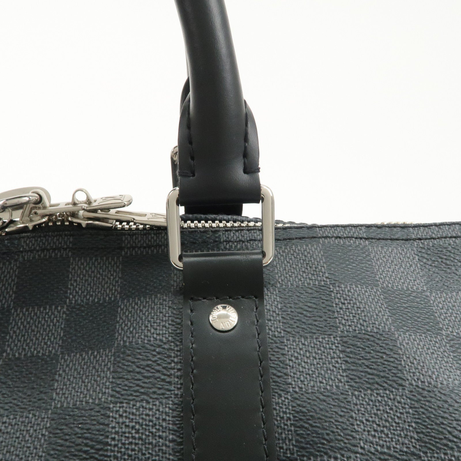 Louis Vuitton Damier Graphite Keepall Bandouliere 45 N41418 Used