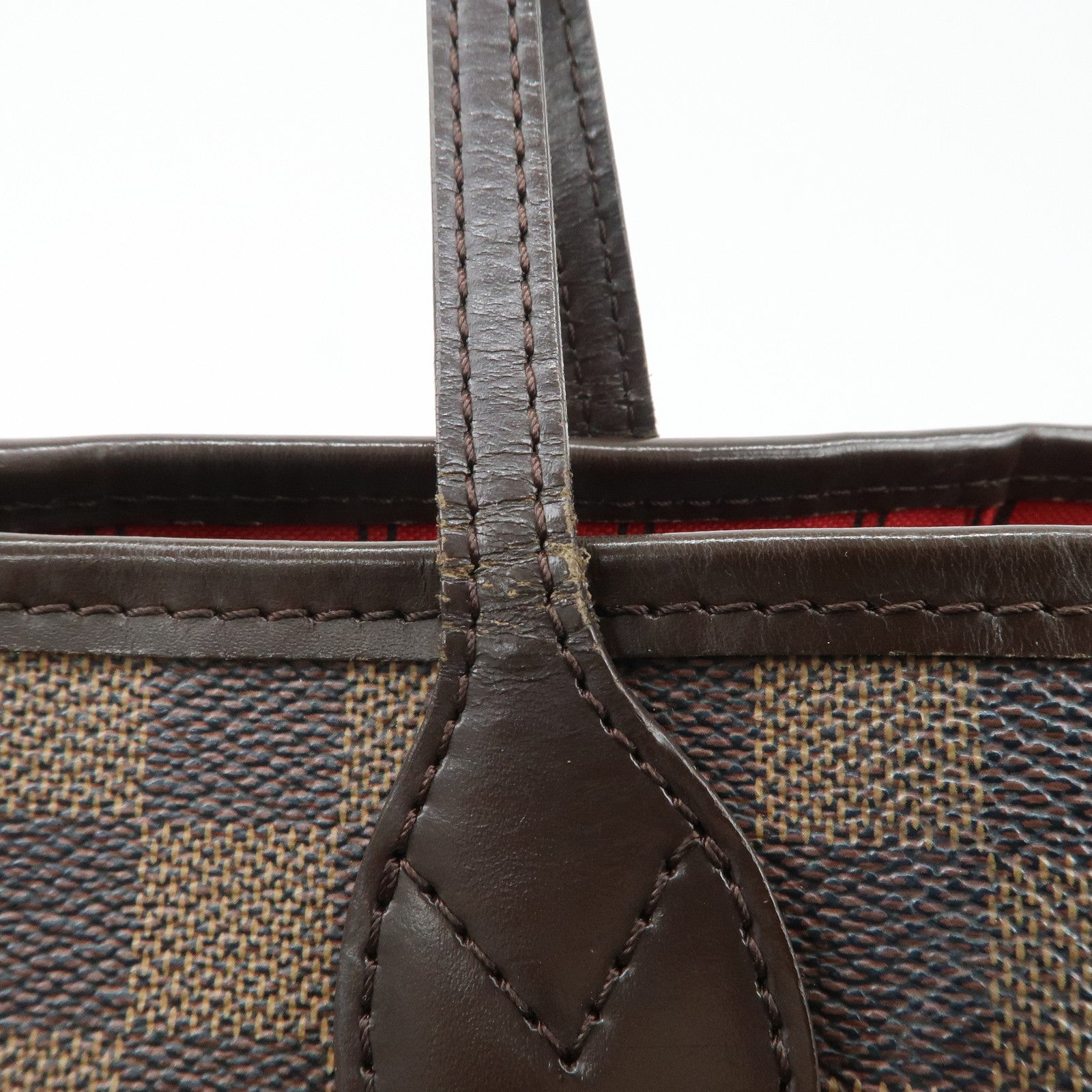 Louis Vuitton Damier Neverfull PM Tote Bag Hand Bag N51109 Used