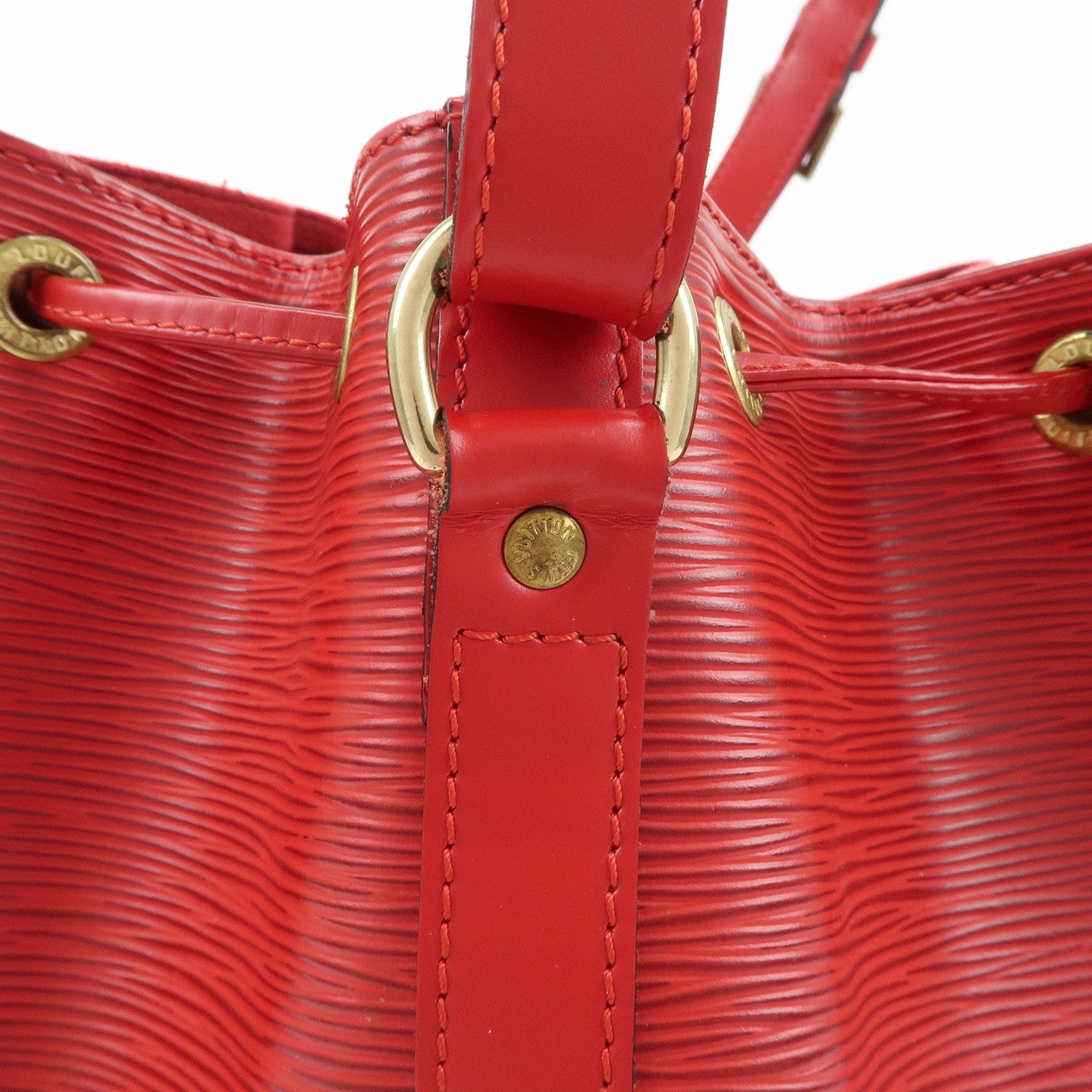 Louis Vuitton Epi Petit Noe Shoulder Bag Castilian Red M59017 Used