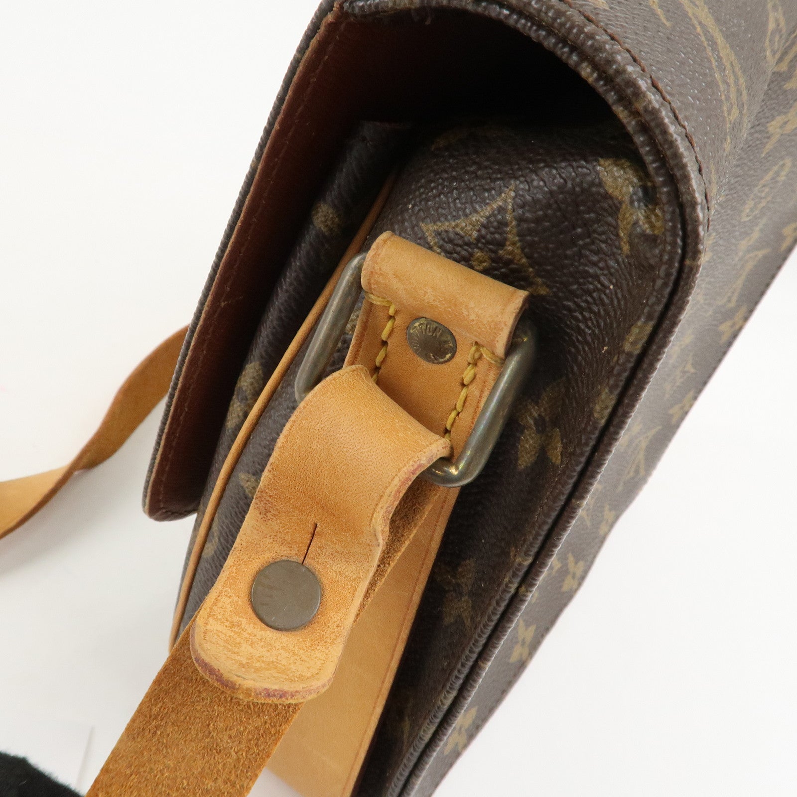 Louis Vuitton Monogram Cartouchiere 22 Shoulder Bag M51253 Used