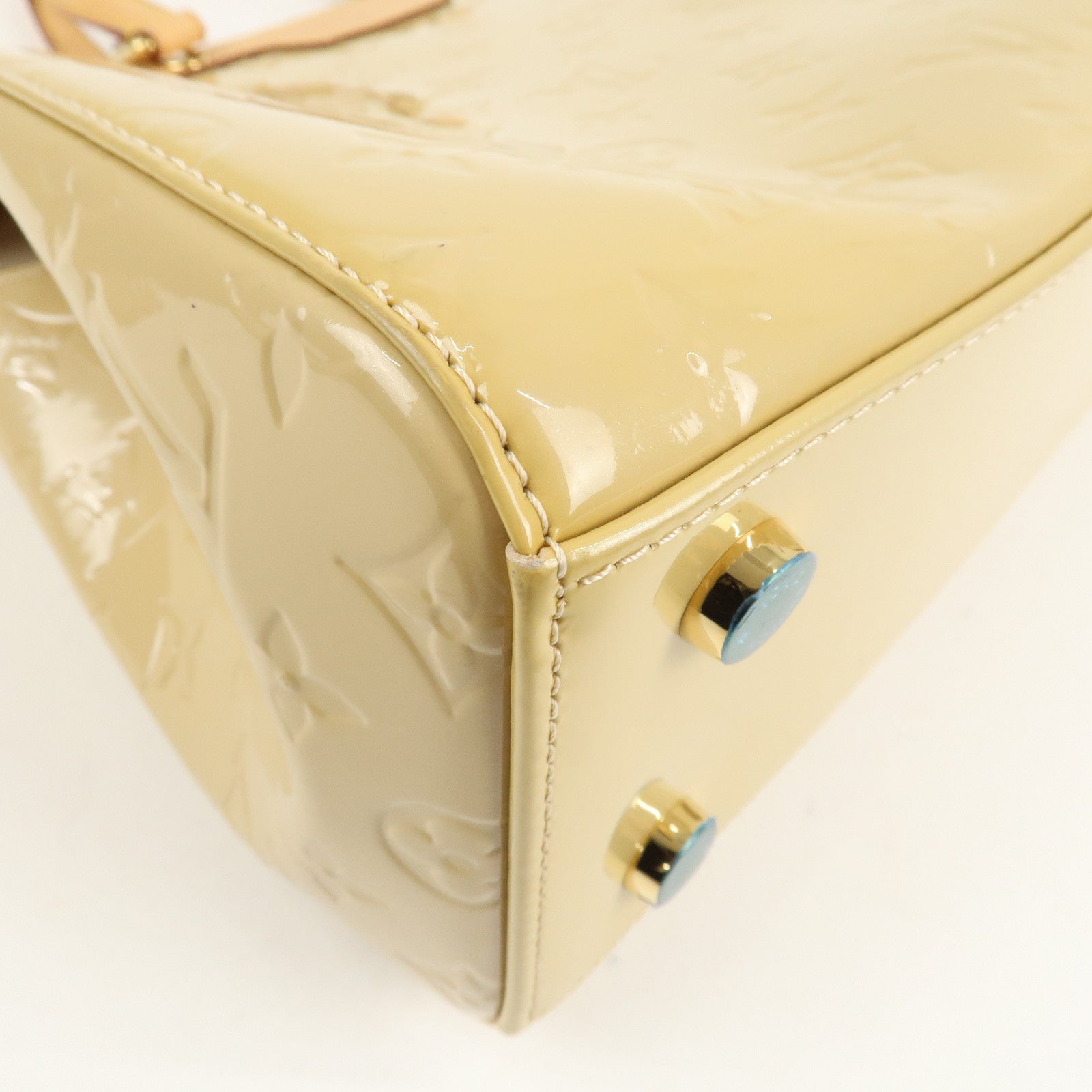 Louis Vuitton Monogram Vernis Blair MM Hand Bag Citrine M90108 Used