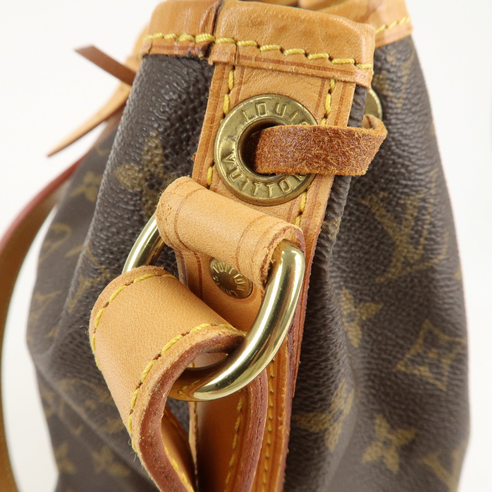 Louis Vuitton Monogram Noe Shoulder Bag Hand Bag Brown M42224 Used