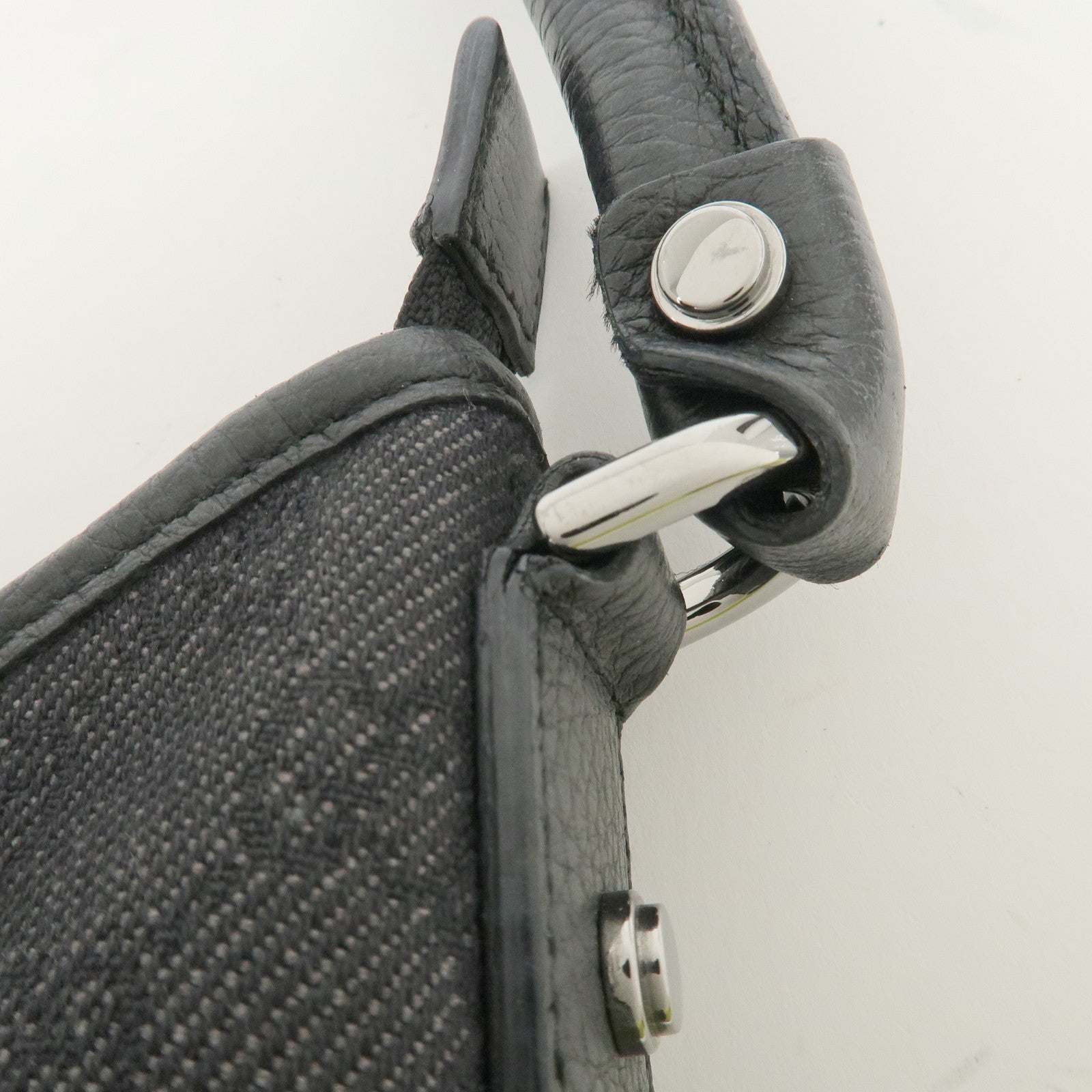 GUCCI Abbey GG Canvas Leather Shoulder Bag 268637 Used