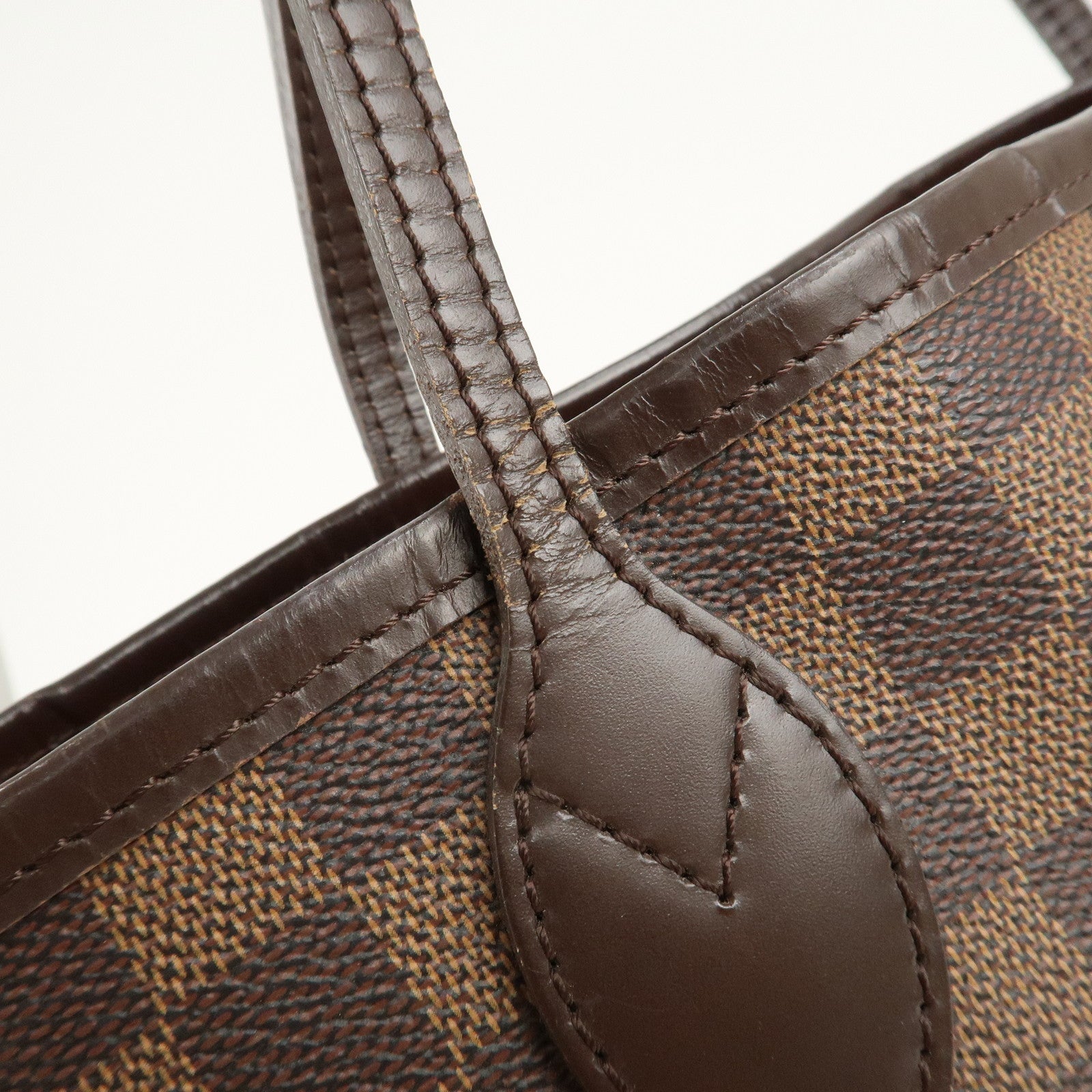 Louis Vuitton Damier Neverfull MM Tote Bag Hand Bag N51105 Used