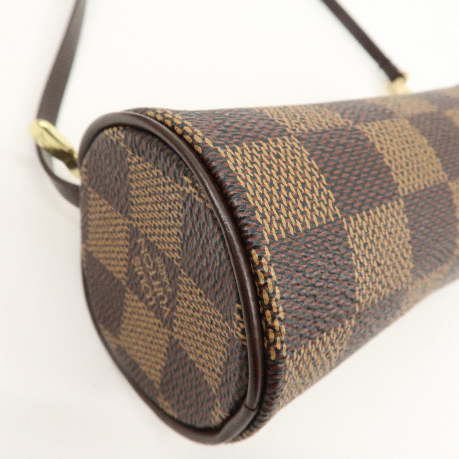 Louis Vuitton Damier Ebene Pouch for Papillon Bag Brown Used