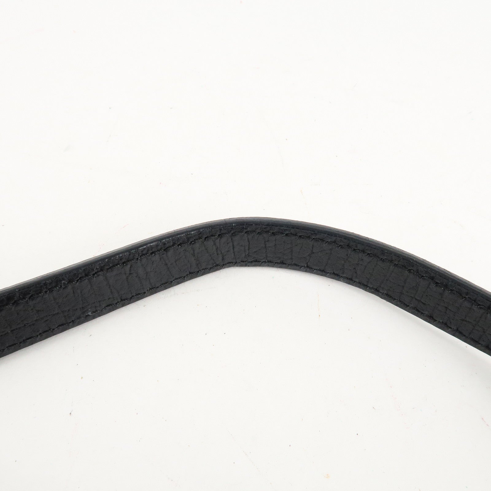 GUCCI Sherry GG Canvas Leather Shoulder Bag Black 145970 Used