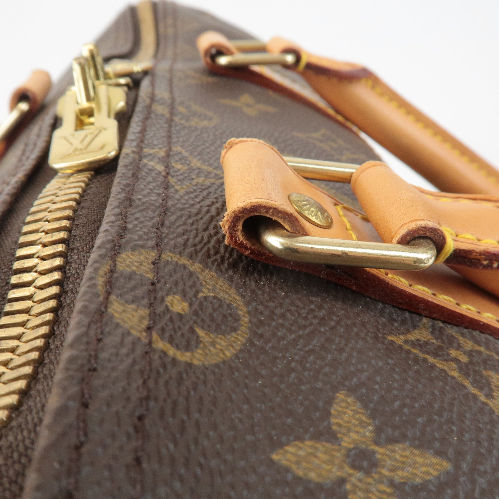 Louis Vuitton Monogram Keep All 45 Boston Bag Brown M41428 Used