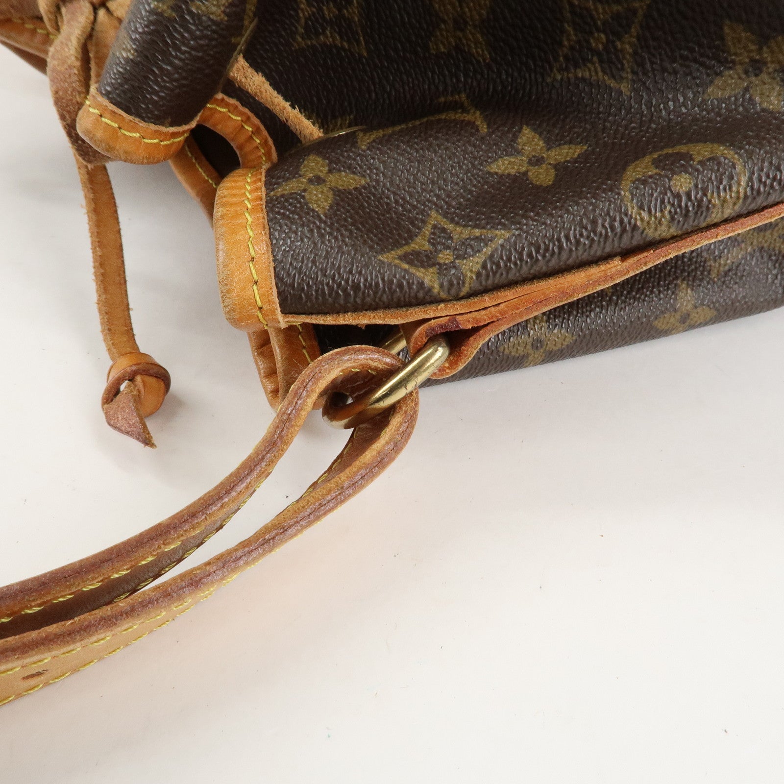 Louis Vuitton Monogram Petit Noe Shoulder Bag Brown M42226 Used