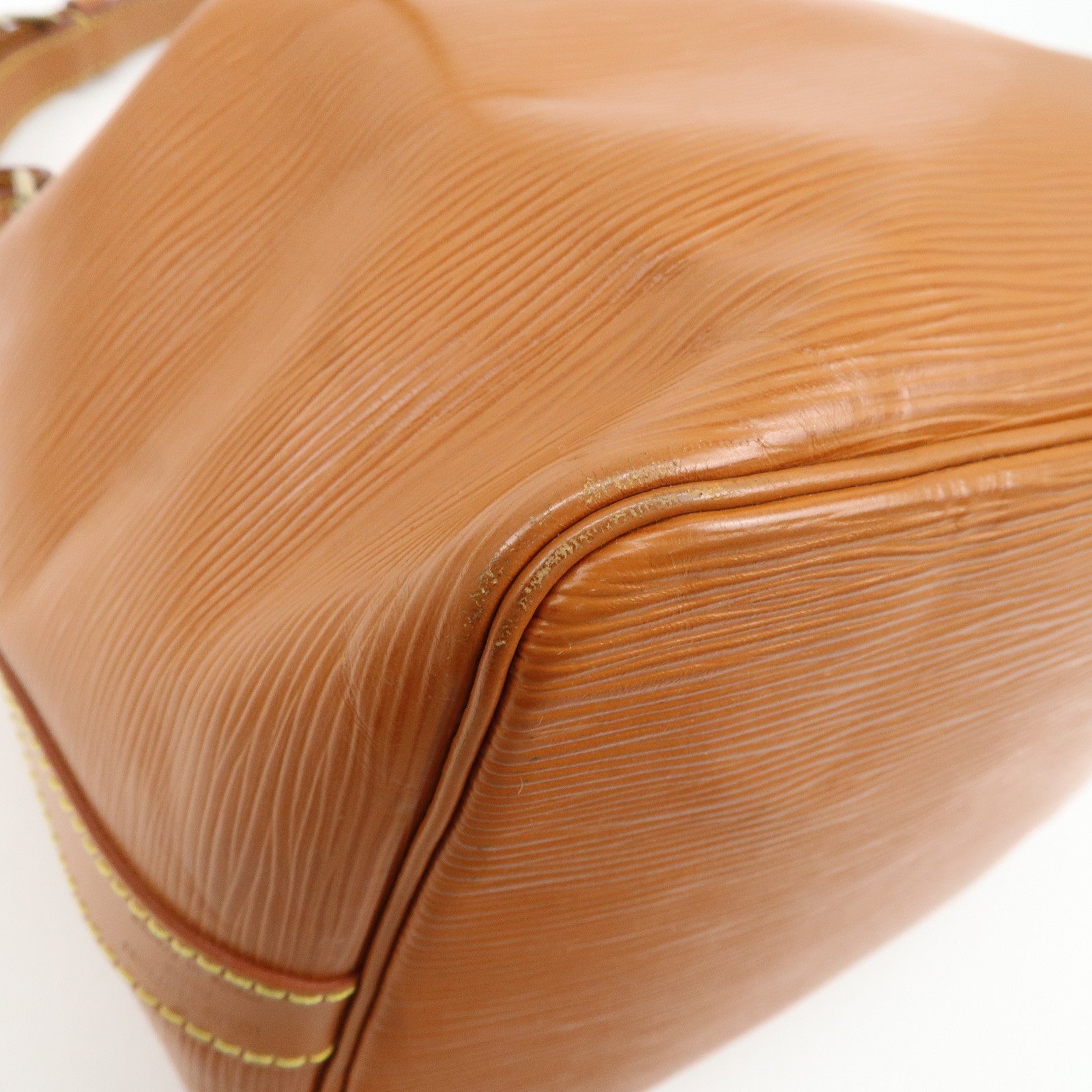 Louis Vuitton Epi Petit Noe Shoulder Bag Zipang Gold M44108 Used