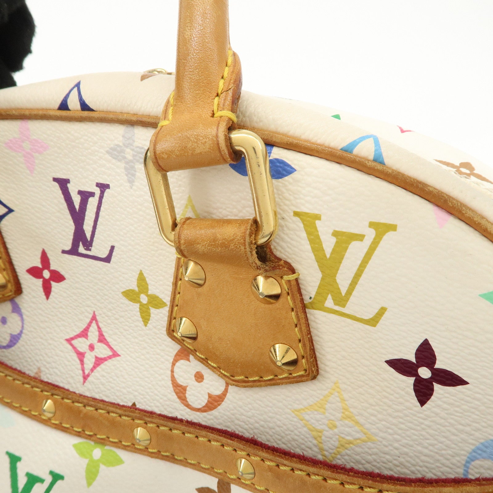 Louis Vuitton Monogram Multicolor Trouville Hand Bag M92663 Used