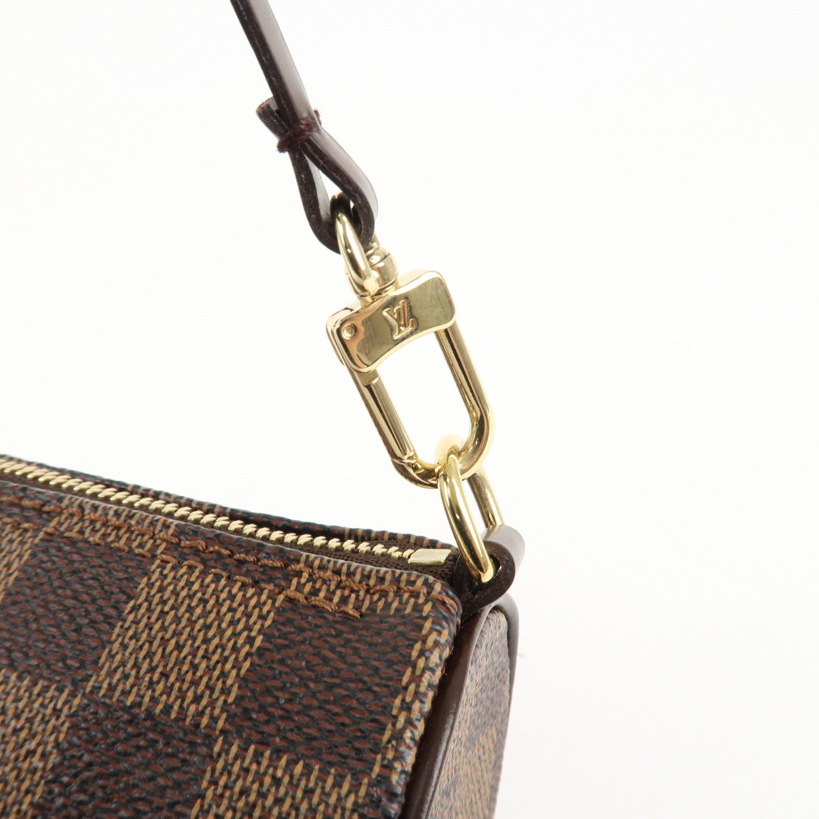 Louis Vuitton Damier Pouch for Papillon Bag Mini Bag Brown Used