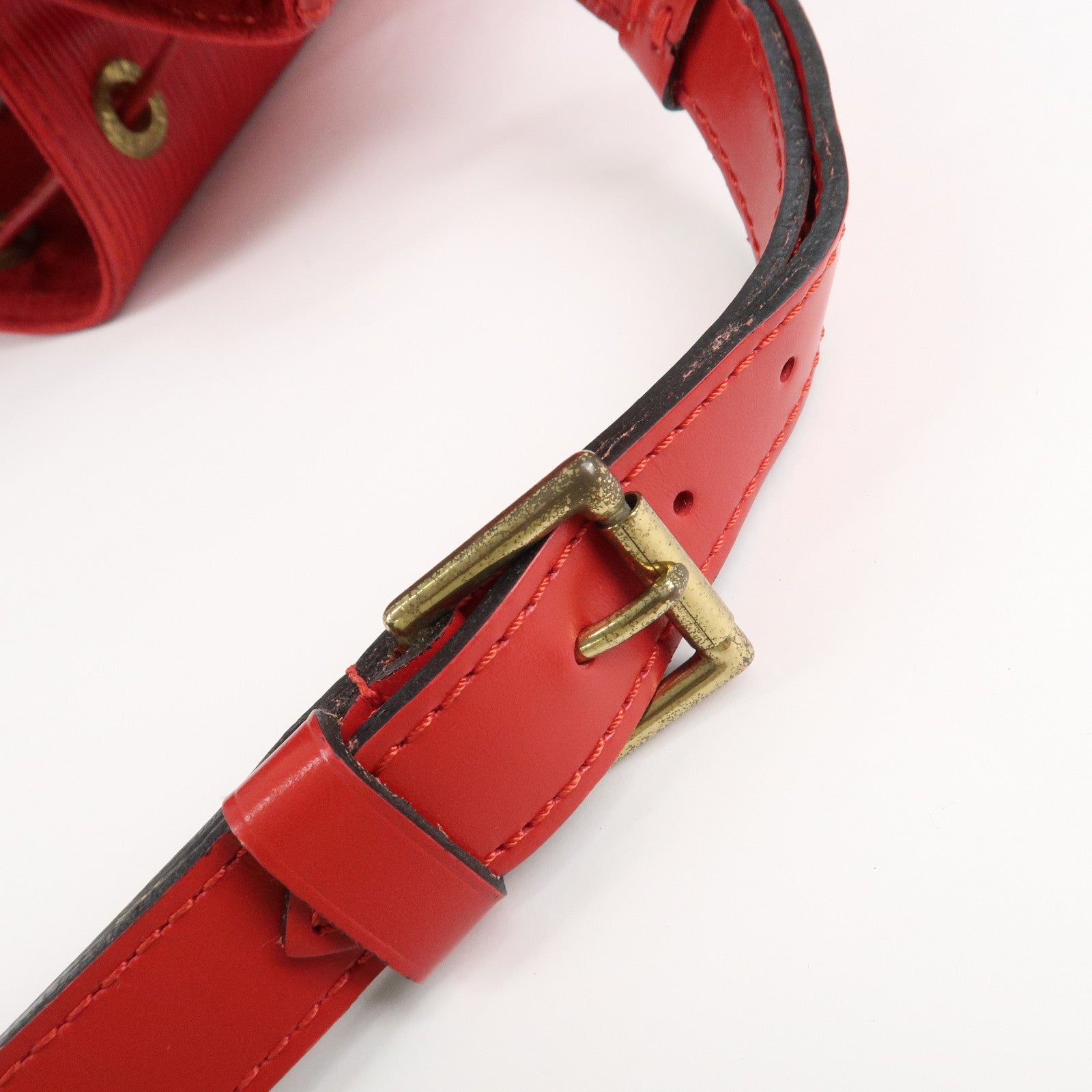 Louis Vuitton Epi Petit Noe Shoulder Bag Castilian Red M44107 Used