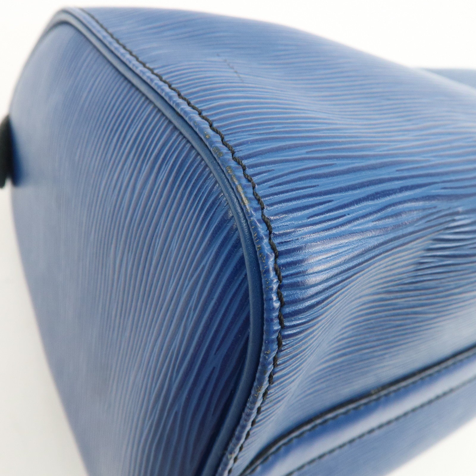 Louis Vuitton Epi Speedy 25 Hand Bag Boston Bag Blue M43015 Used
