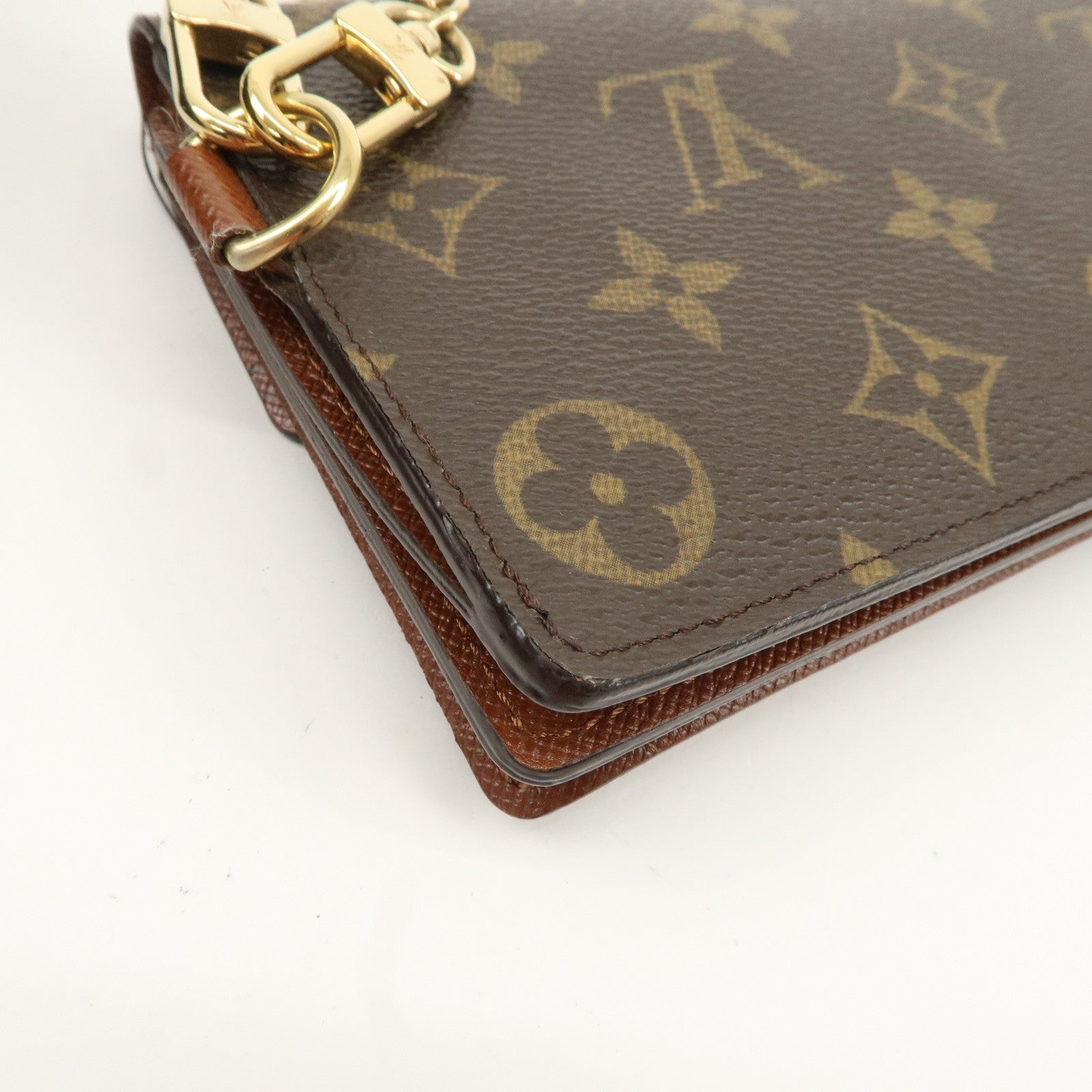 Louis Vuitton Monogram Portefeuille Accordeon Wallet M58008 Used