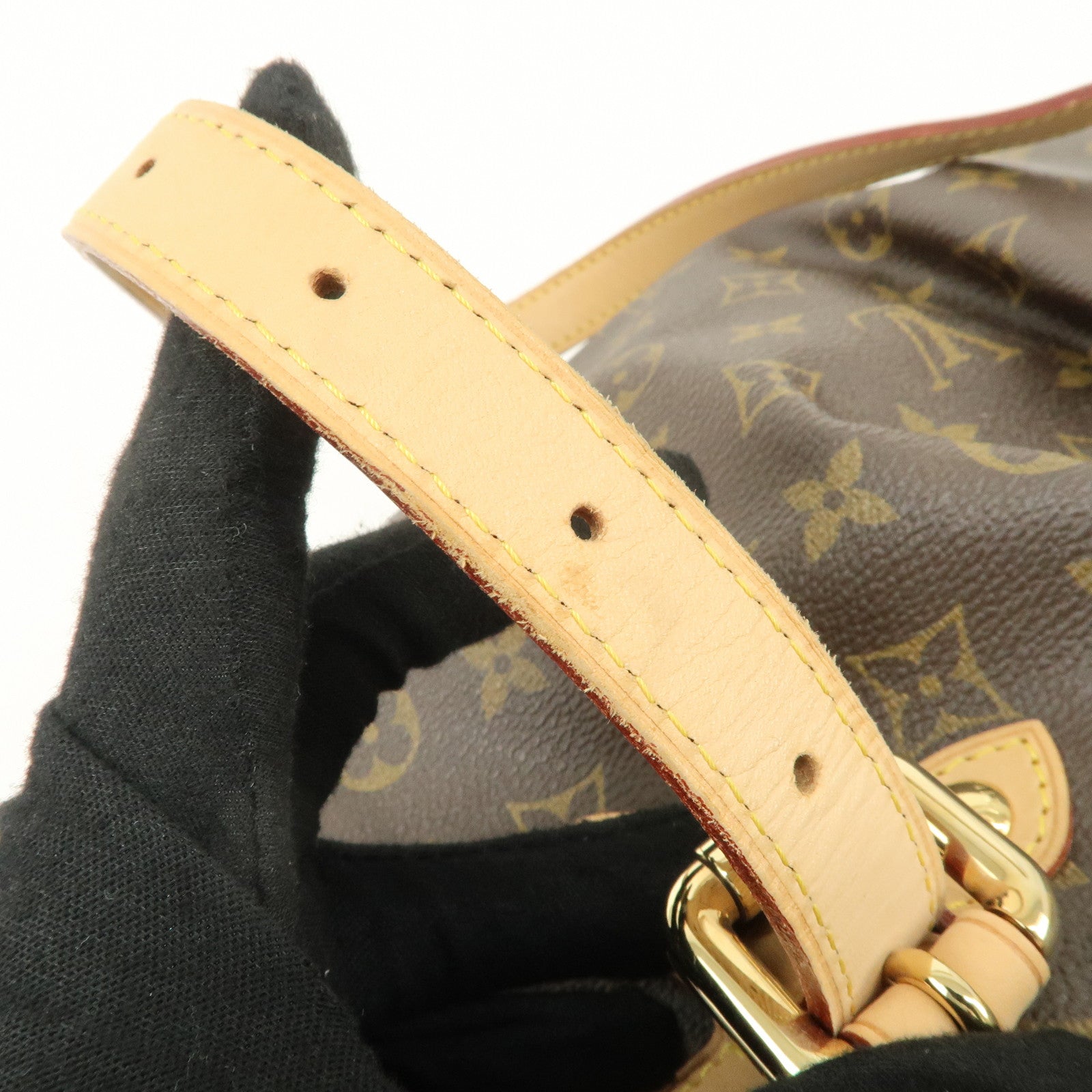Louis Vuitton Monogram Palermo GM 2Way Hand Bag Brown M40146 Used