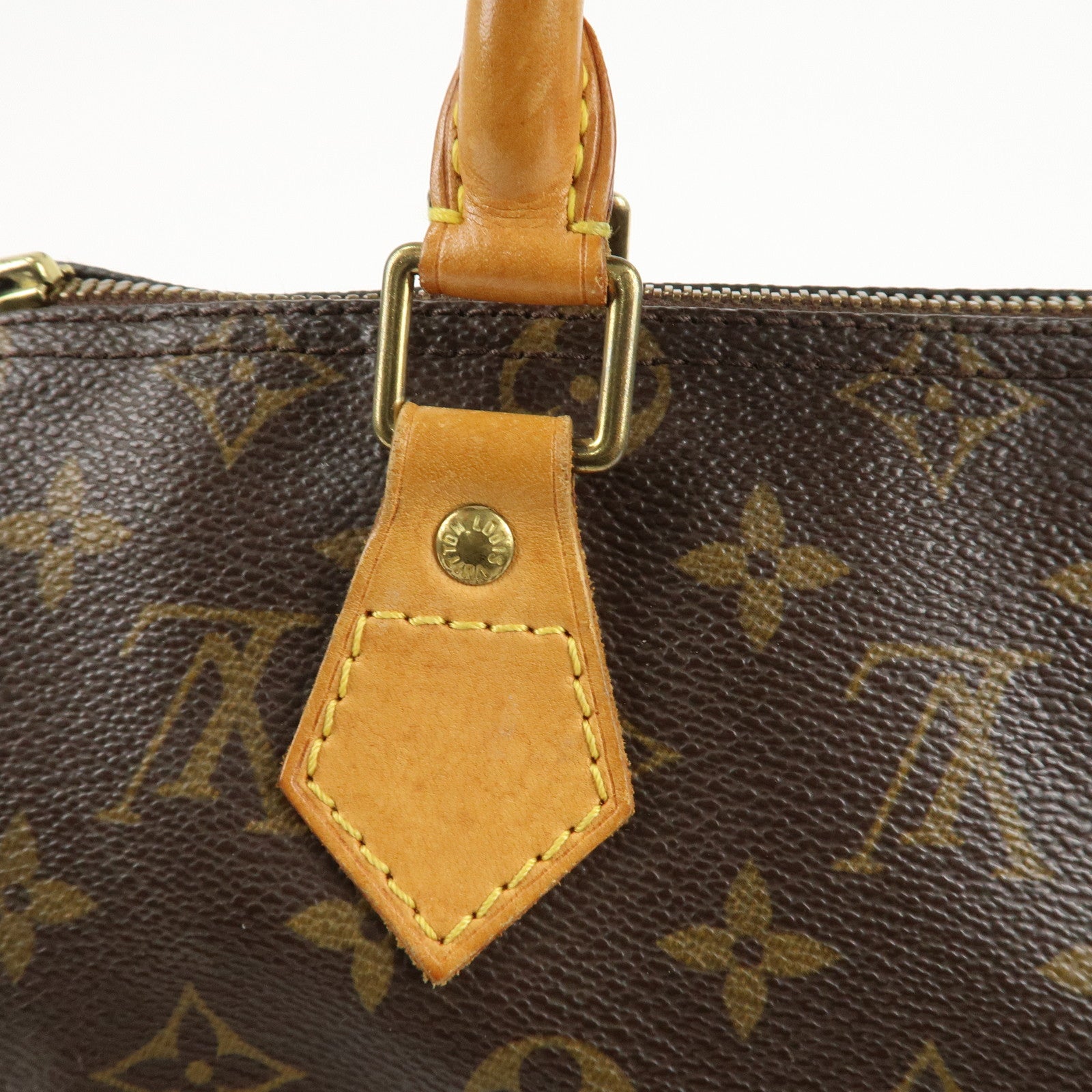 Louis Vuitton Monogram Speedy 25 Hand Bag Boston Bag M41528 Used