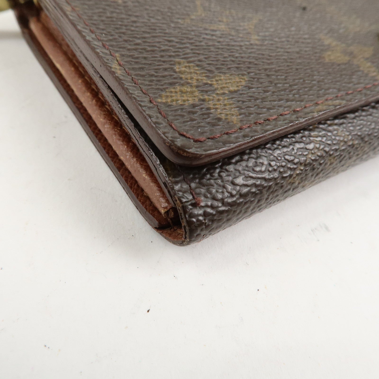 Louis Vuitton Monogram Set of 3 Wallet Brown M61730 M61215 Used