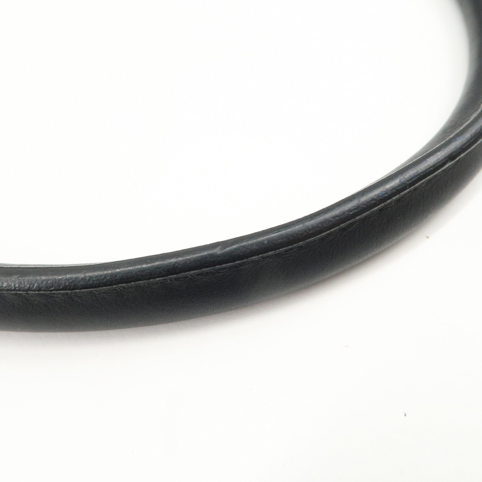 BURBERRY Unborn Calf Leather Bucket Bag Shoulder Bag Leopard Used