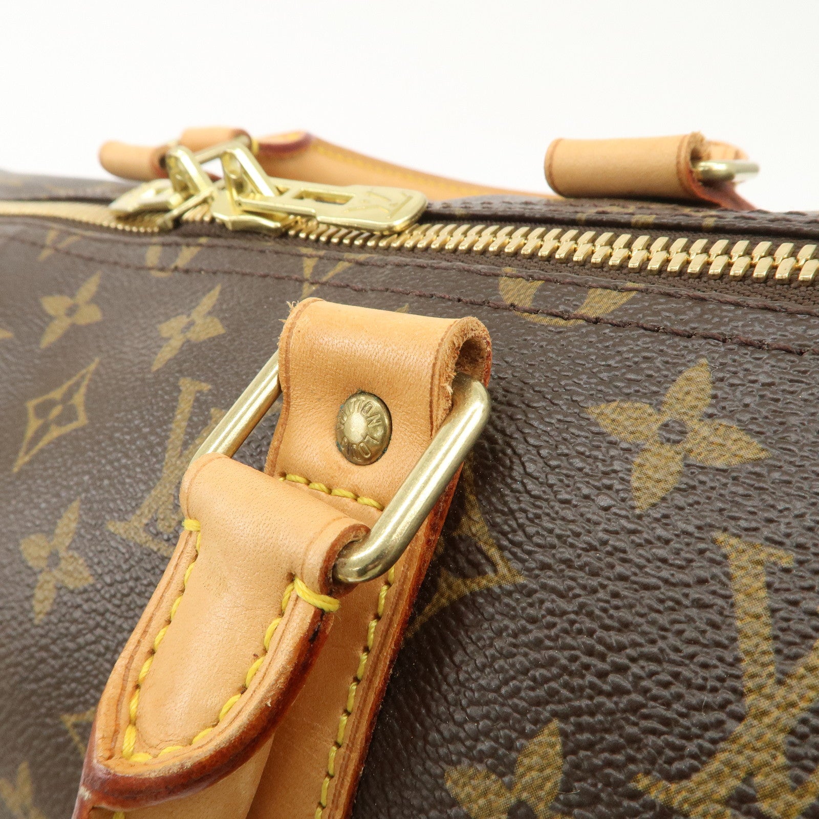 Louis Vuitton Monogram Keep All 50 Boston Bag Brown M41426 Used