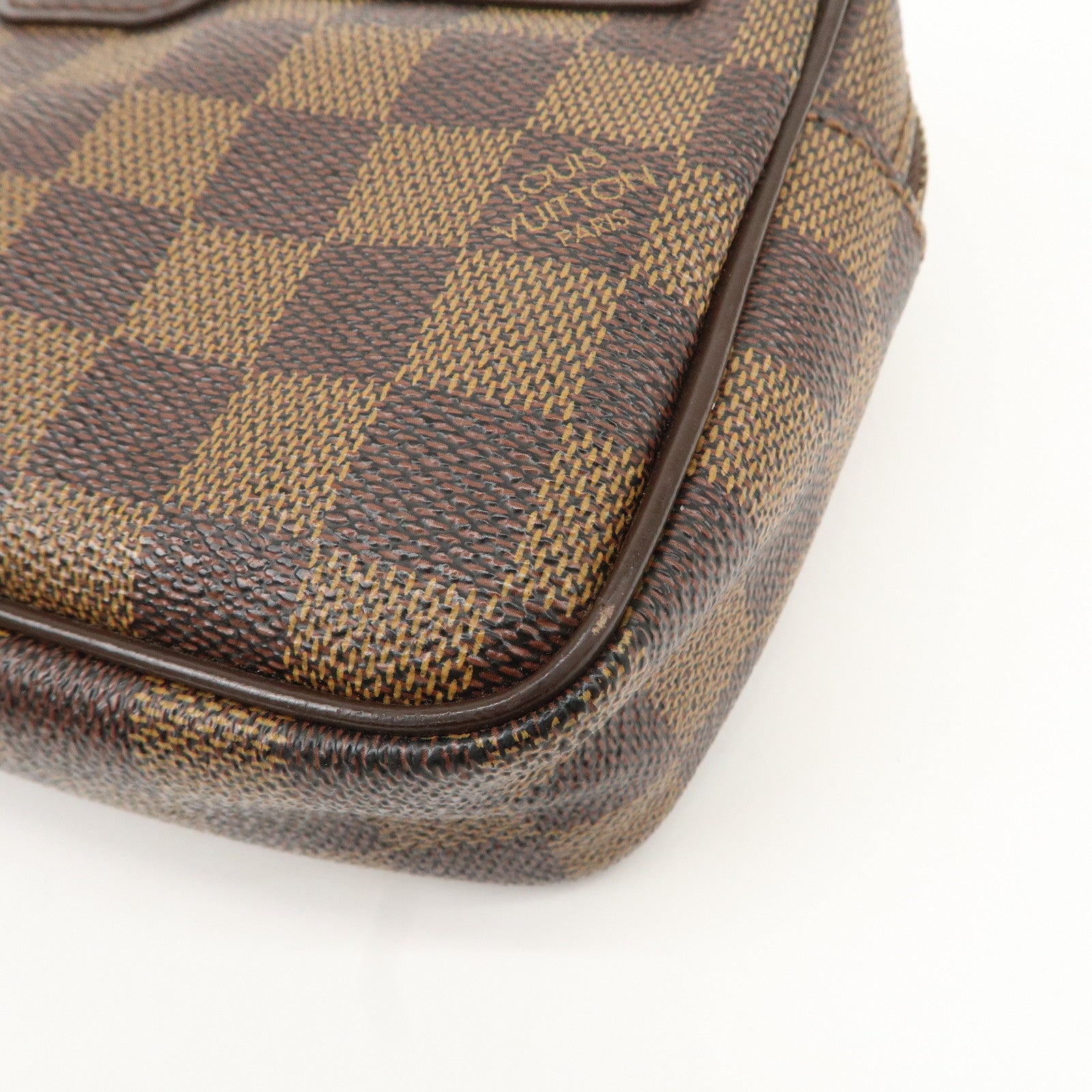 Louis Vuitton Damier Pochette Billets Macao Clutch Bag N61739 Used