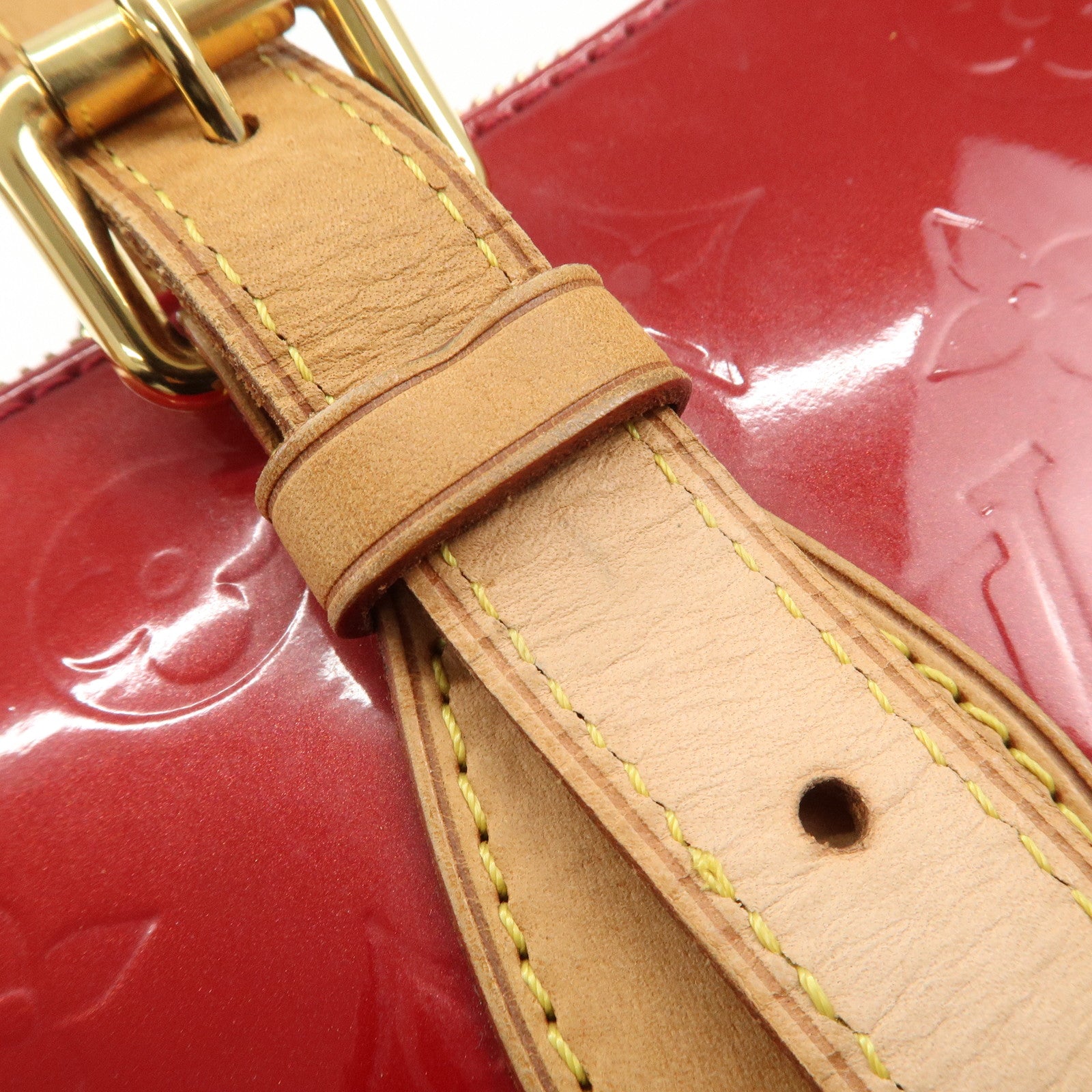 Louis Vuitton Vernis Rosewood Avenue Hand Bag Pomme D'Amour M93507 Used