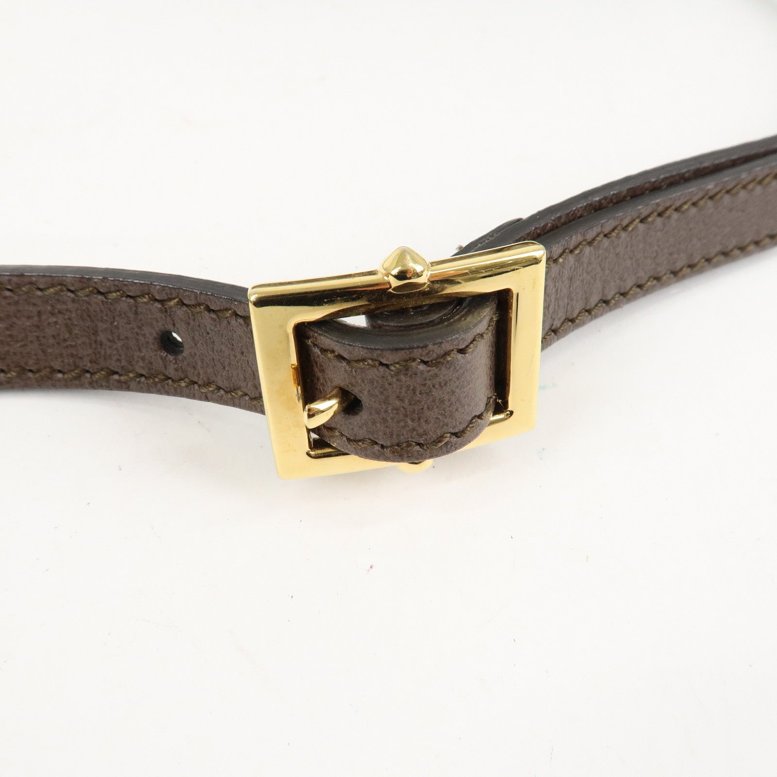 GUCCI Ophidia GG Supreme Sherry Leather Shoulder Bag 499621 Used