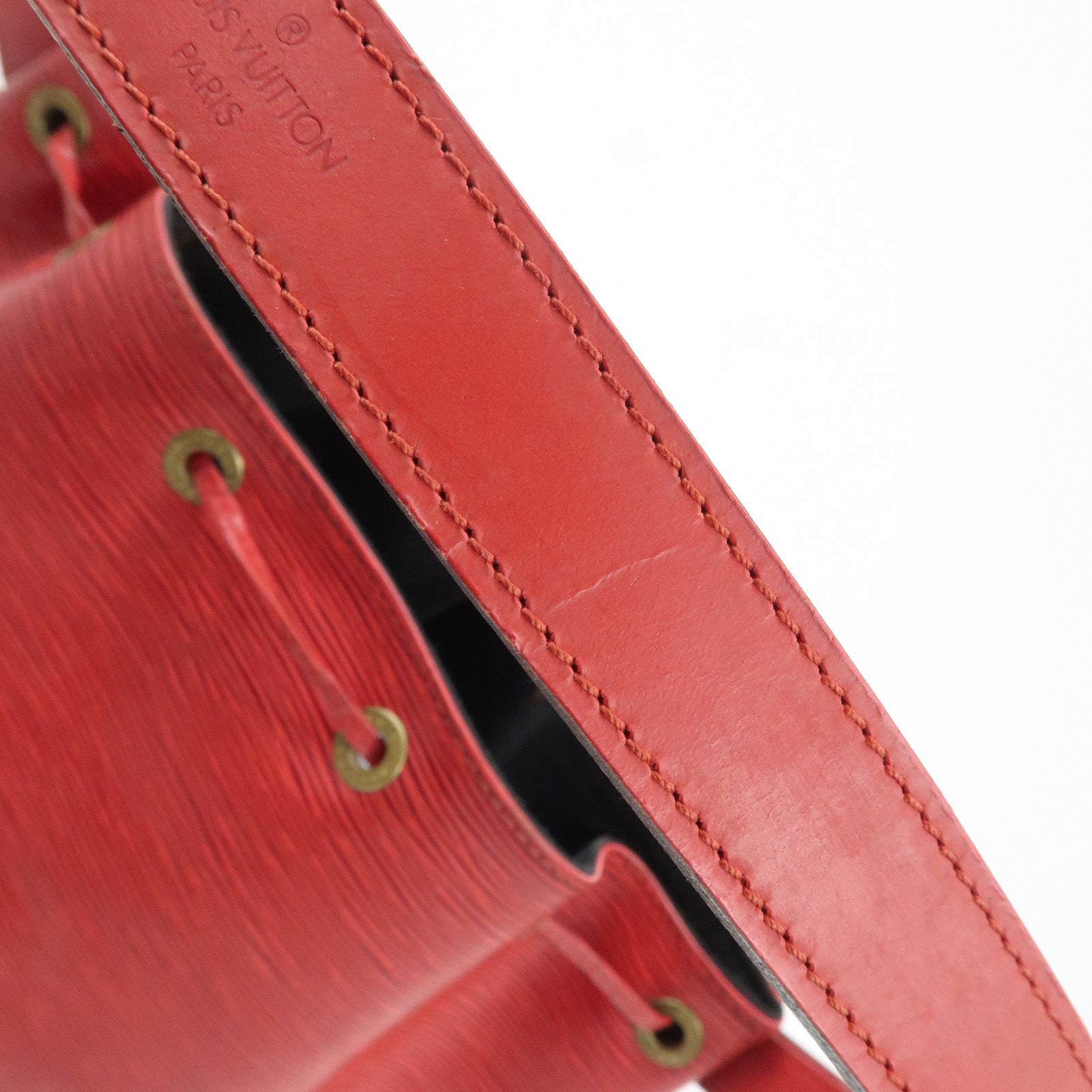 Louis Vuitton Epi Petit Noe Shoulder Bag Castilian Red M44107 Used