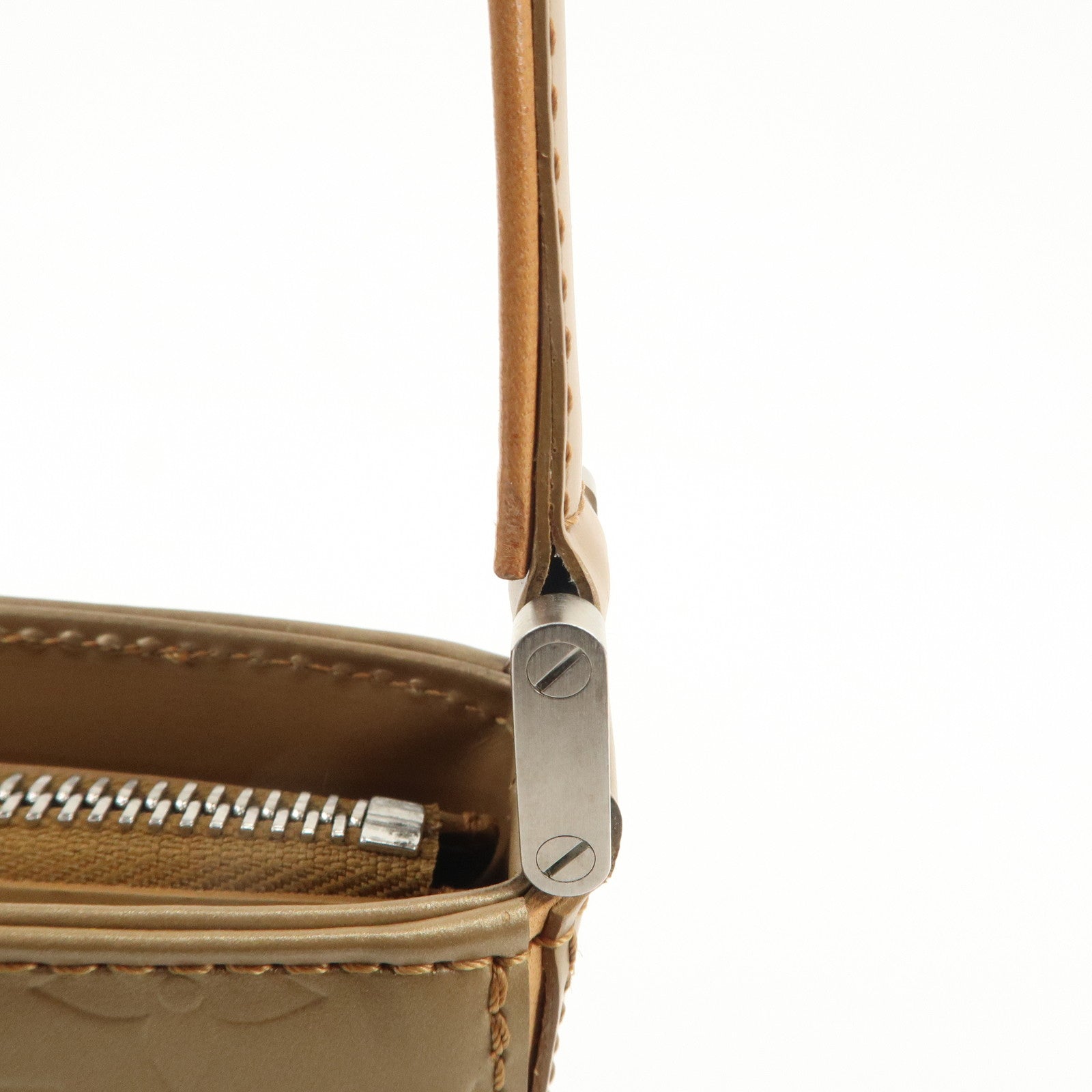 Louis Vuitton Monogram Matte Fowler Shoulder Bag Ambre M55147 Used