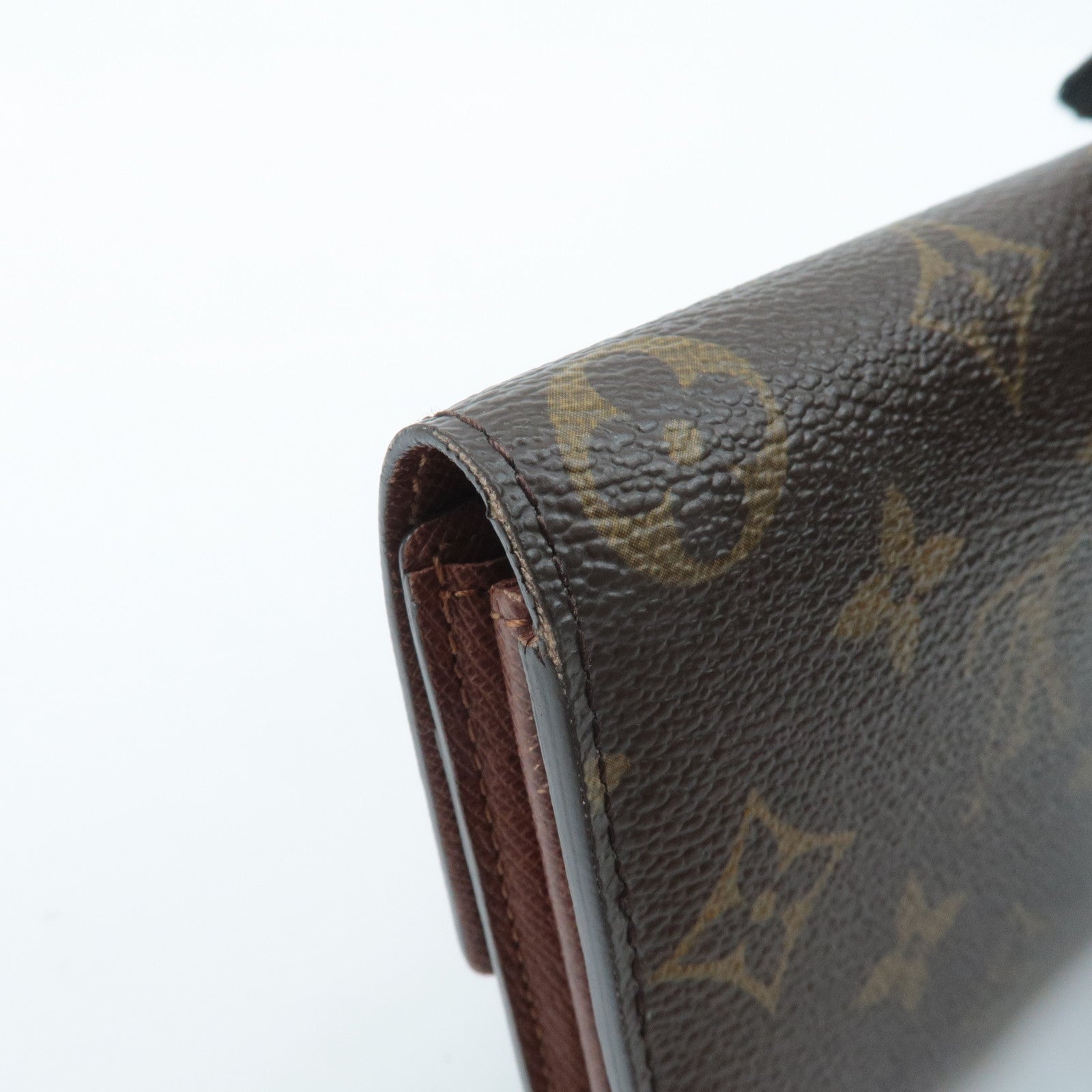 Louis Vuitton Monogram Porte Monnaie Credit Wallet M61726 Used