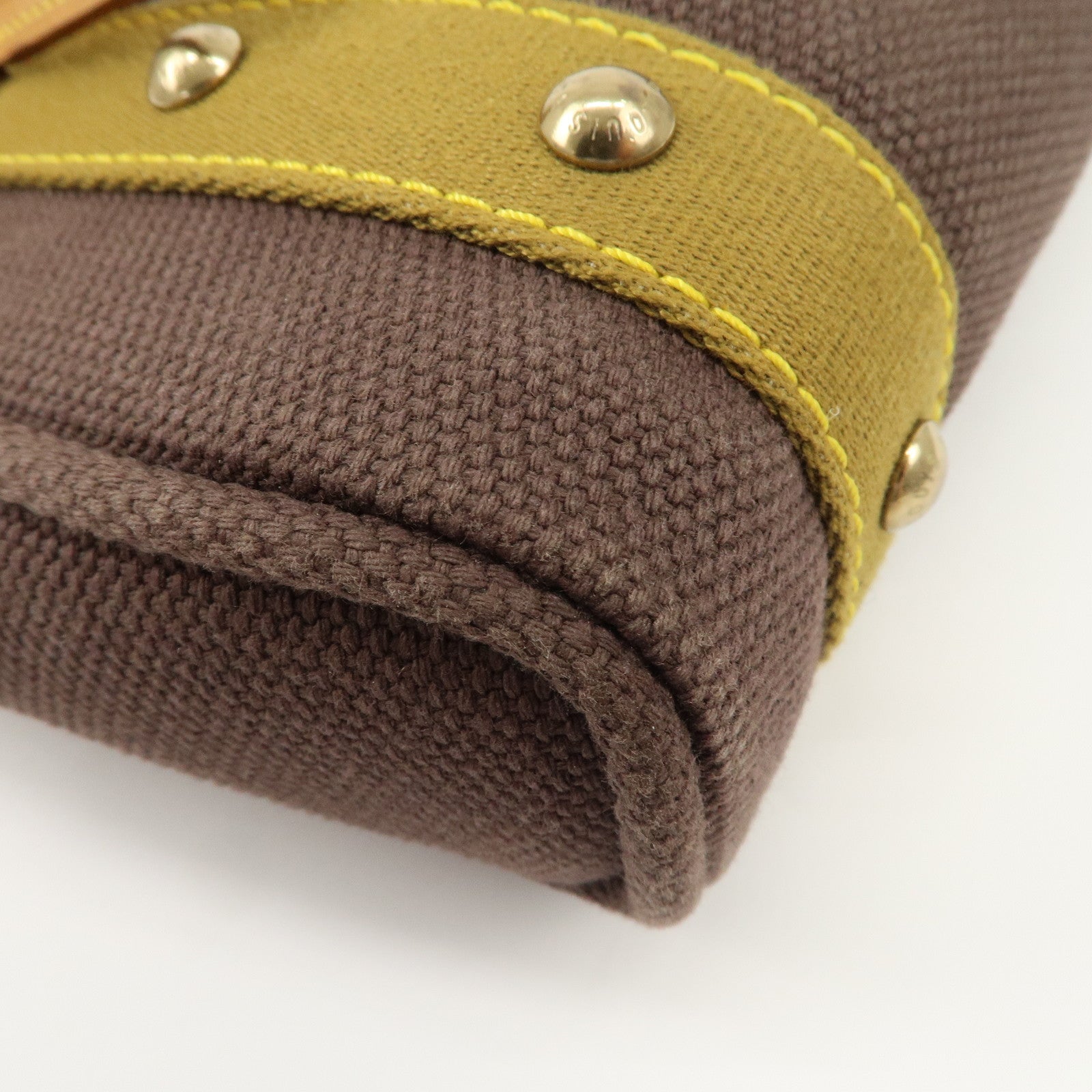 Louis Vuitton Antigua Cabas PM Tote Bag Khaki Antigua M40089 Used