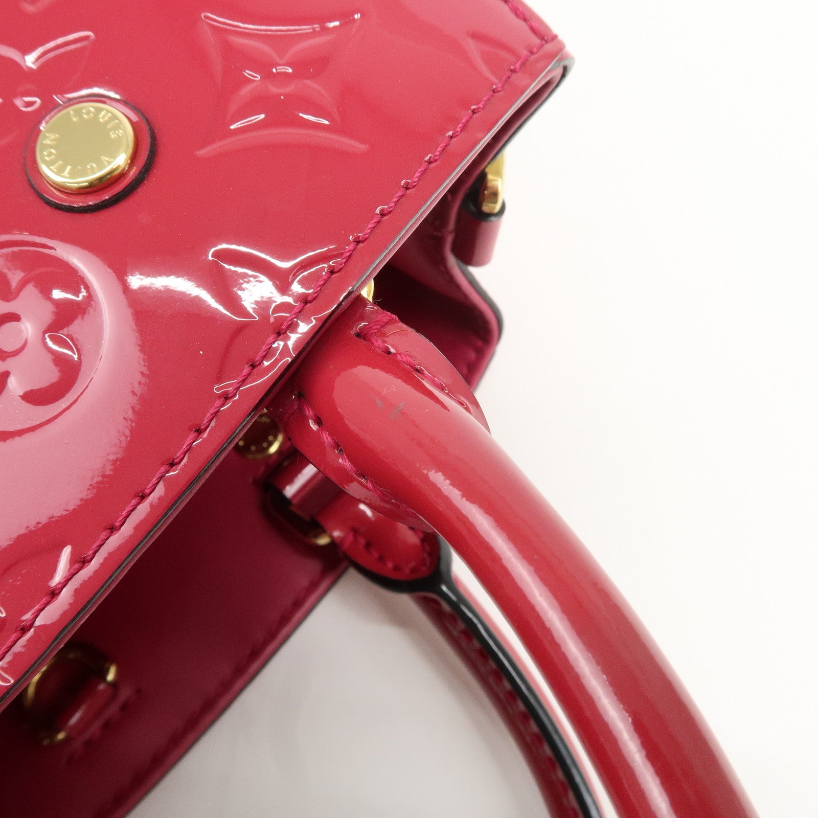 Louis Vuitton Monogram Vernis Montaigne BB Hand Bag M50172 Used