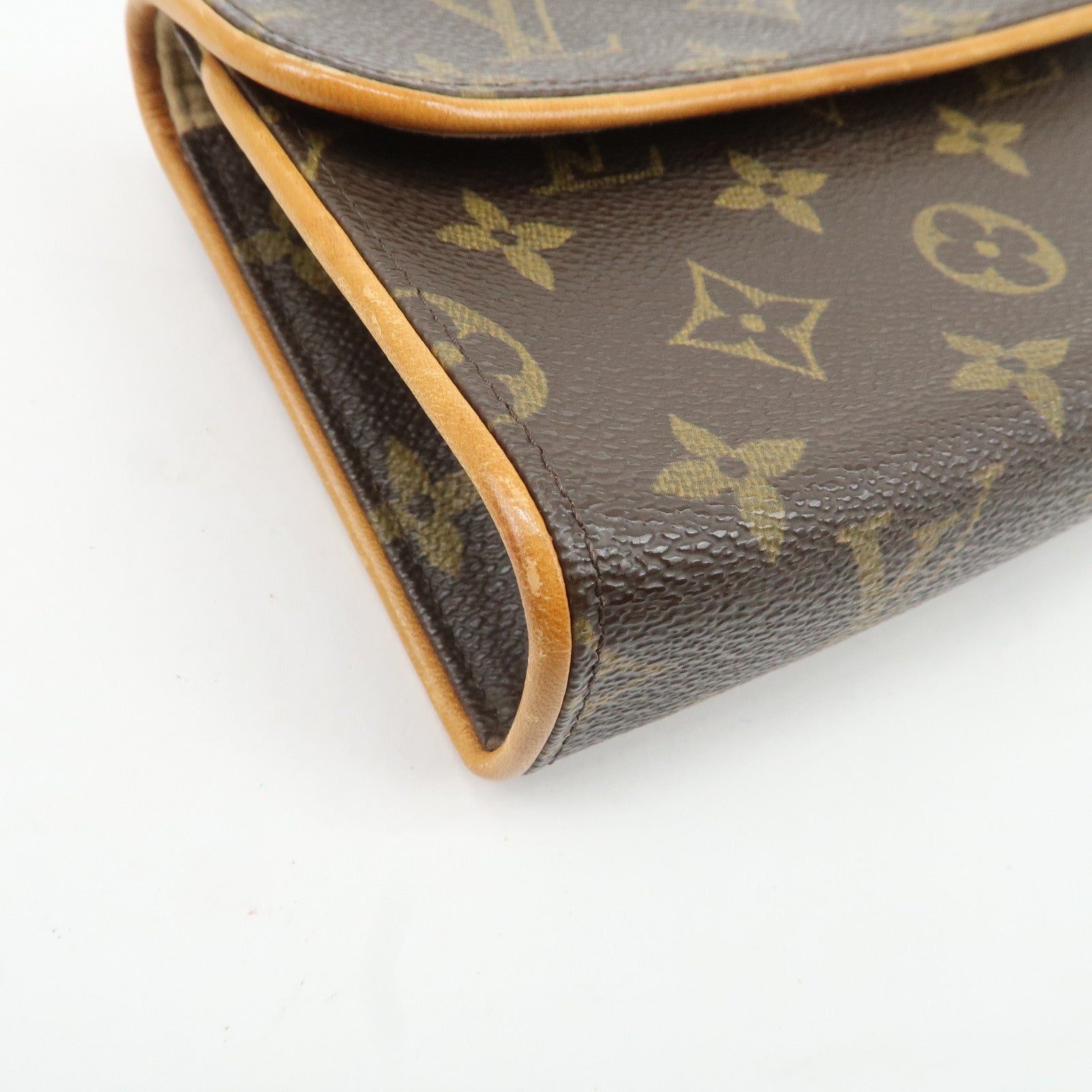 Louis Vuitton Monogram Pochette Florentine Waist Bag Belt S M51855 Used