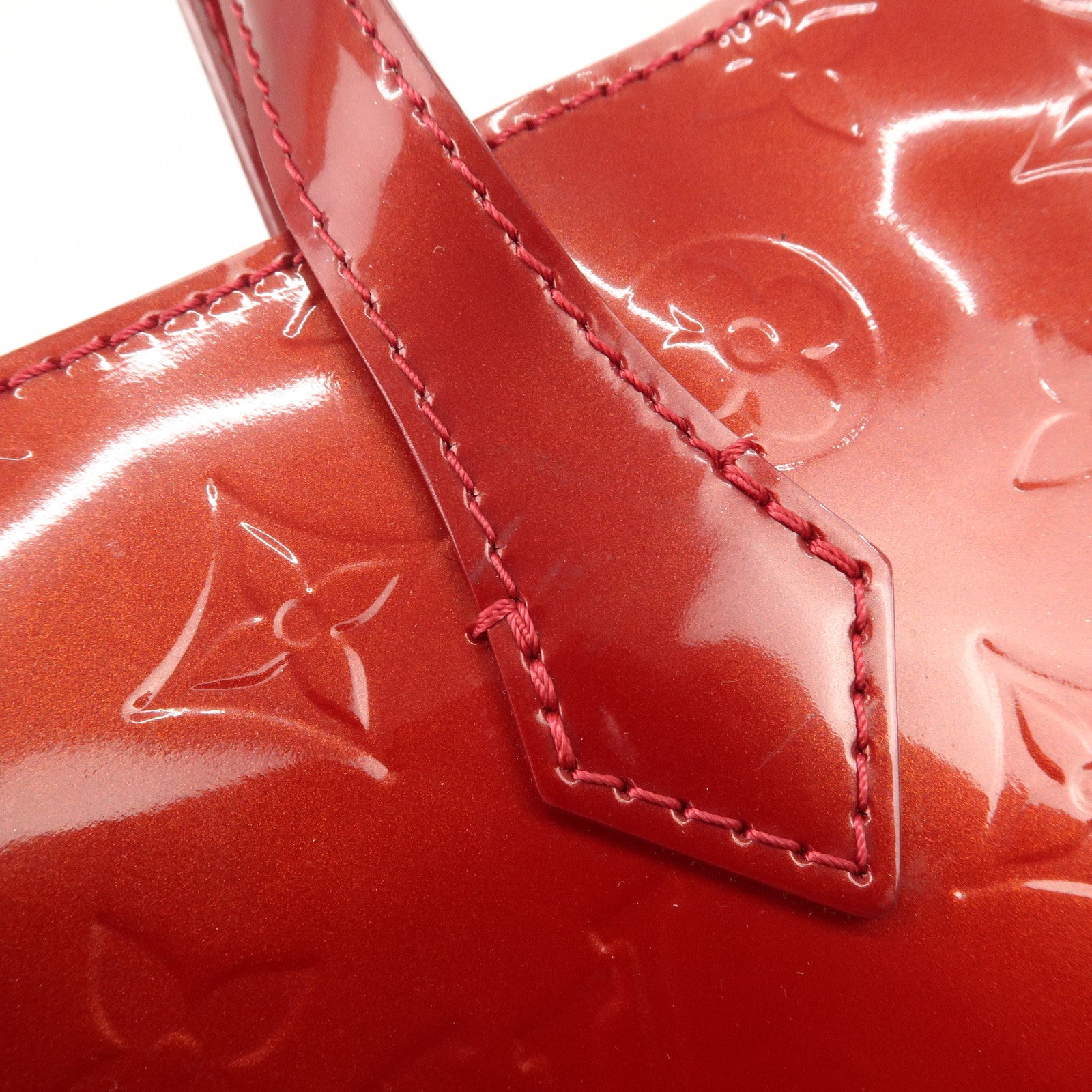 Louis Vuitton Monogram Vernis Wilshire PM Pomme d'Amour M93642 Used