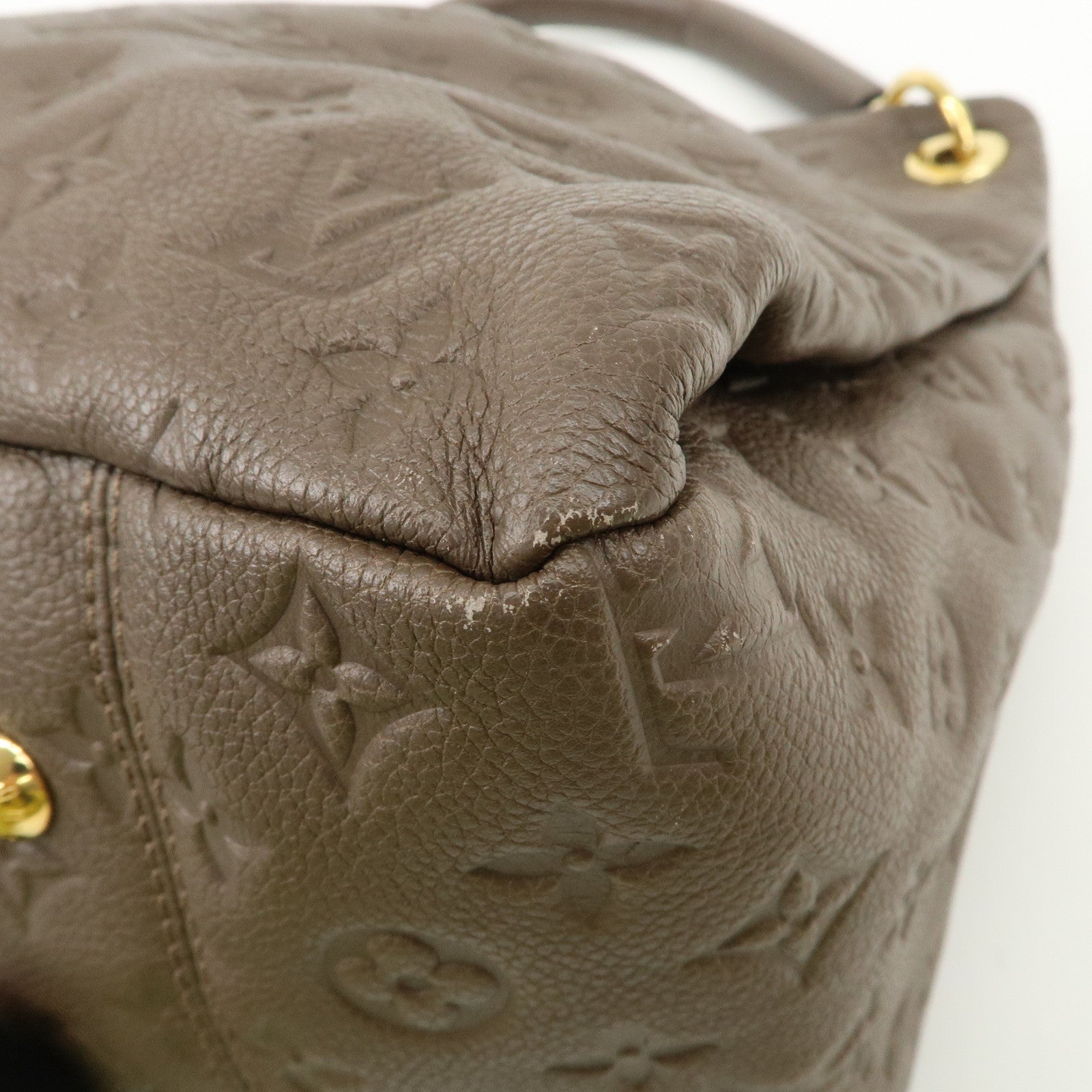 Louis Vuitton Monogram Empreinte Artsy MM Shoulder Bag Terre Used