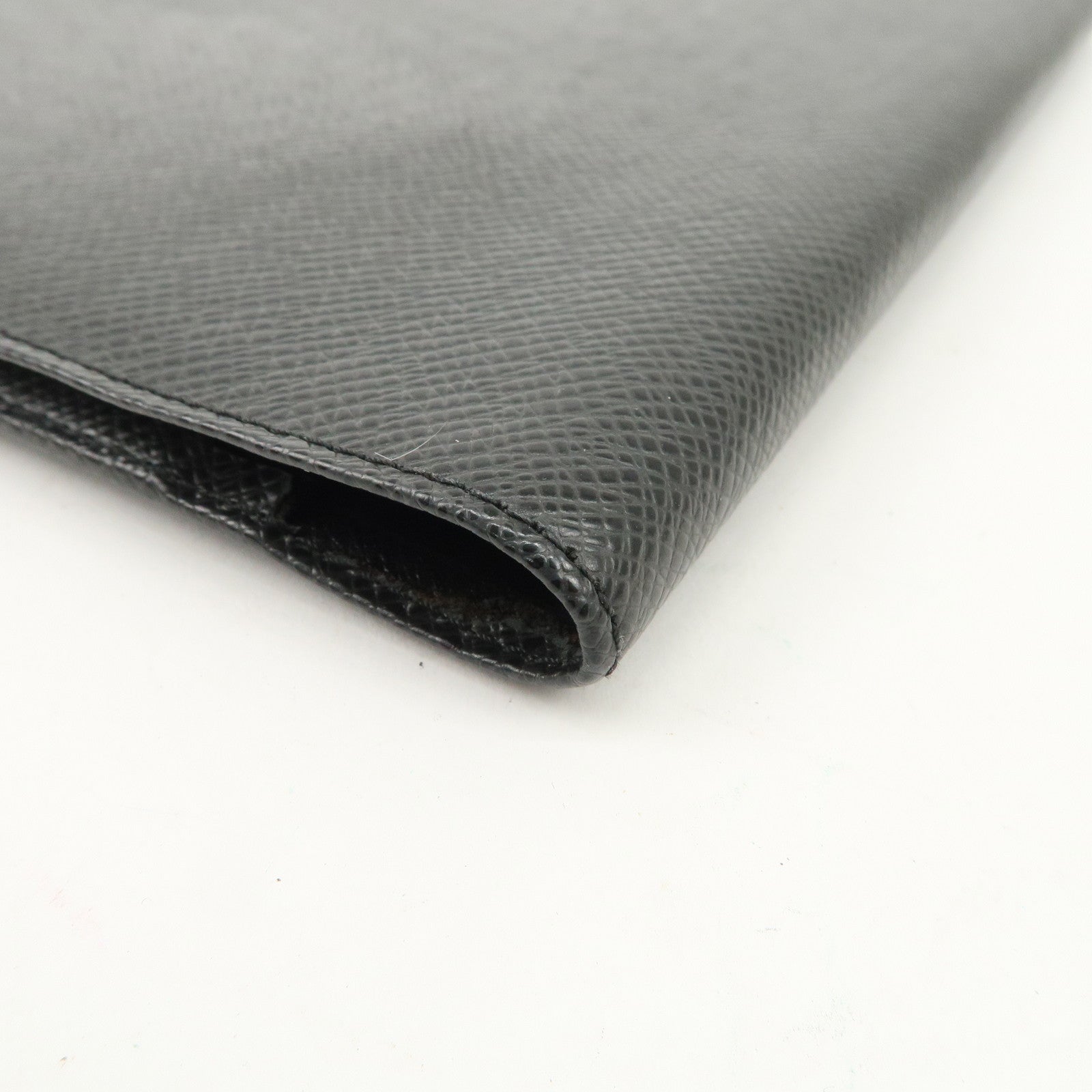 Louis Vuitton Taiga Agenda Bureau Planner Cover Ardoise R20409 Used