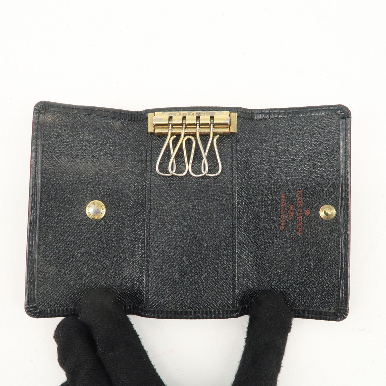 Louis Vuitton Epi Taiga Set of 2 Multicle 4 Key Case M63822 M30526 Used