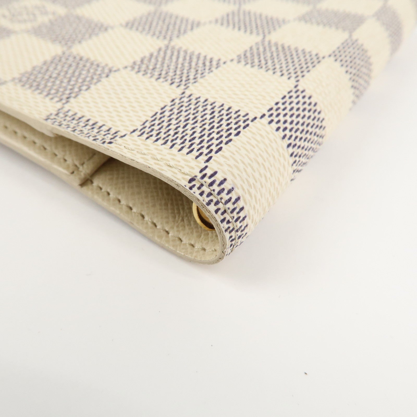 Louis Vuitton Damier Azur Agenda PM Planner Cover R20706 Used