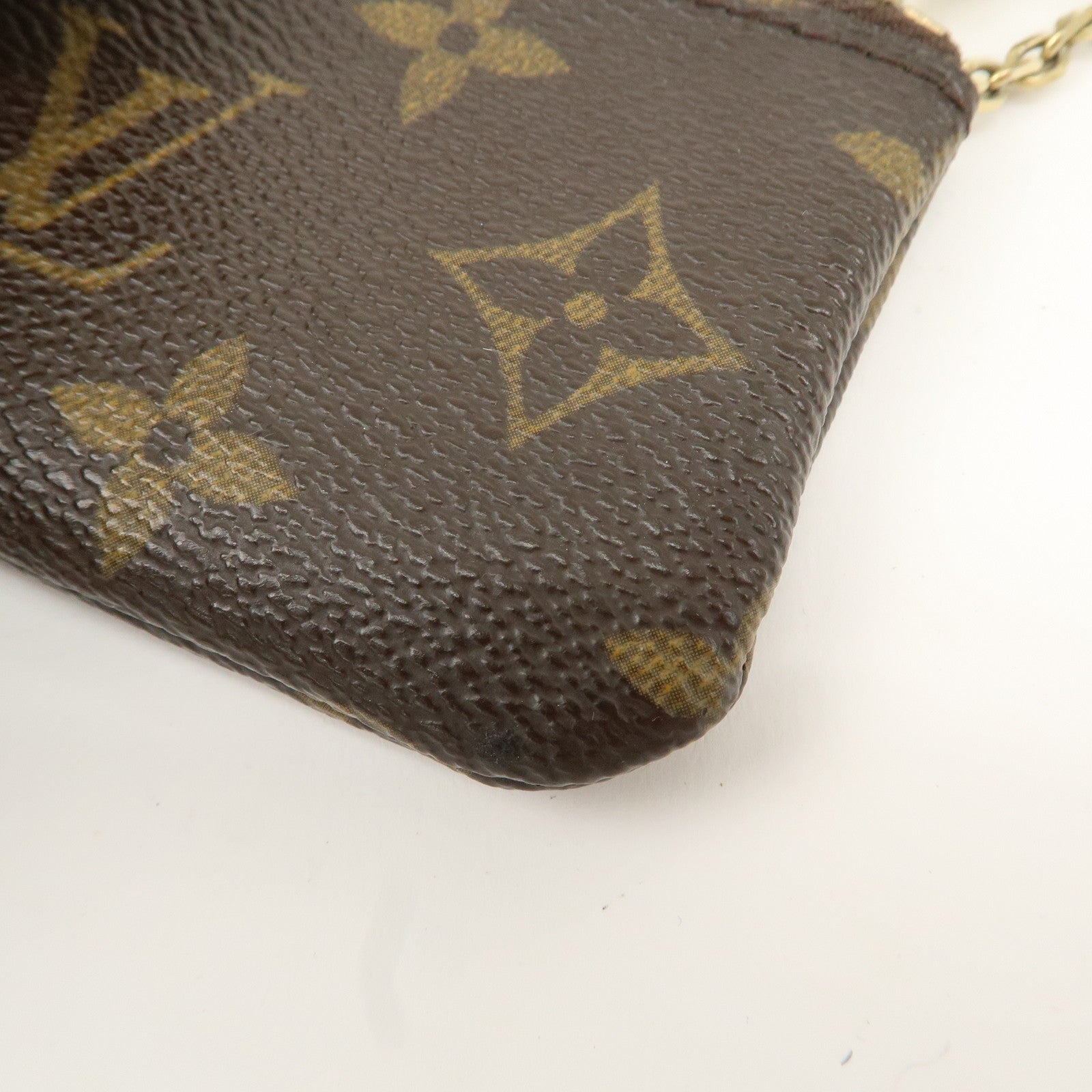 Louis Vuitton Monogram Pochette Cles Coin & Key Case M62650 Used