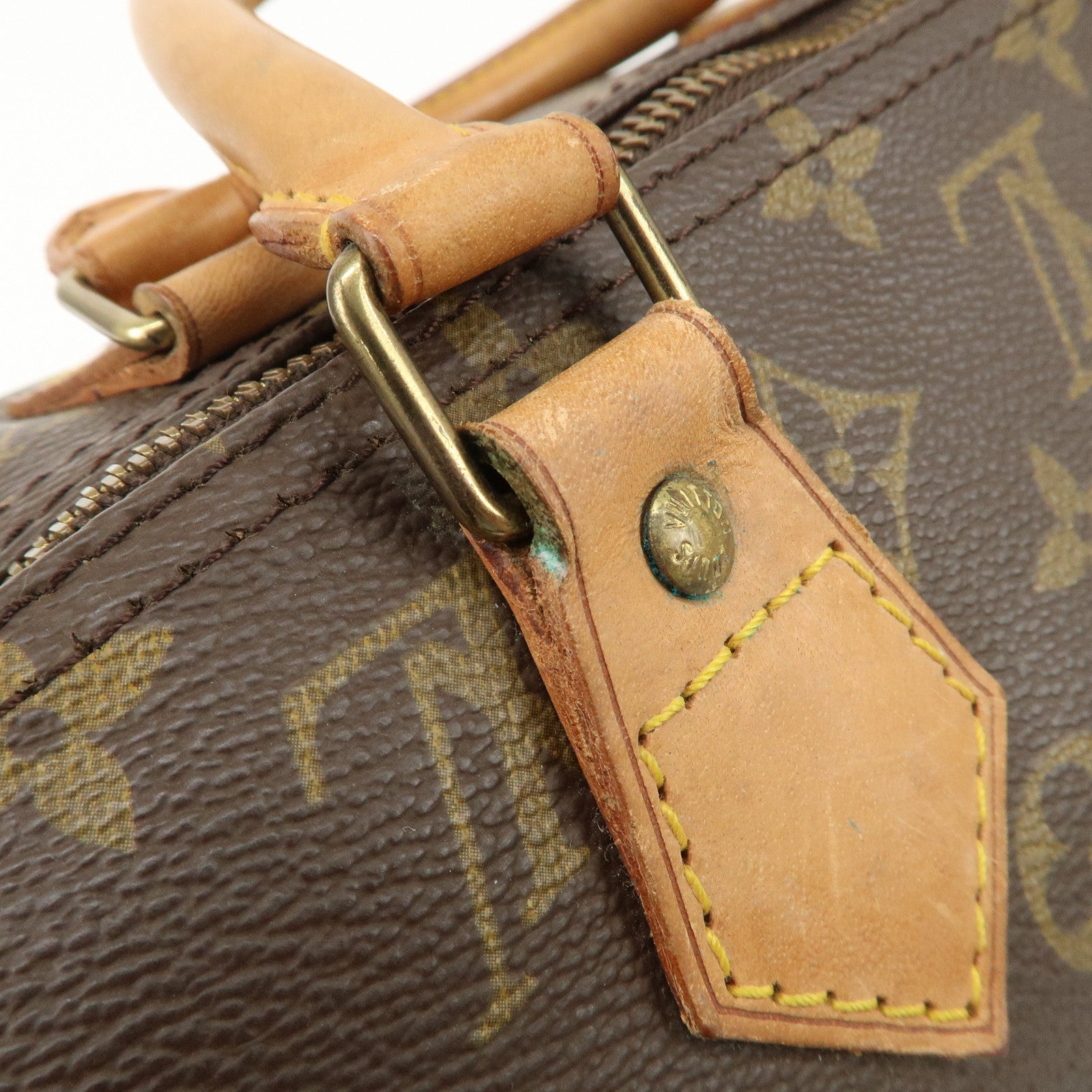 Louis Vuitton Monogram Speedy 40 Hand Bag Boston Bag M41522 Used