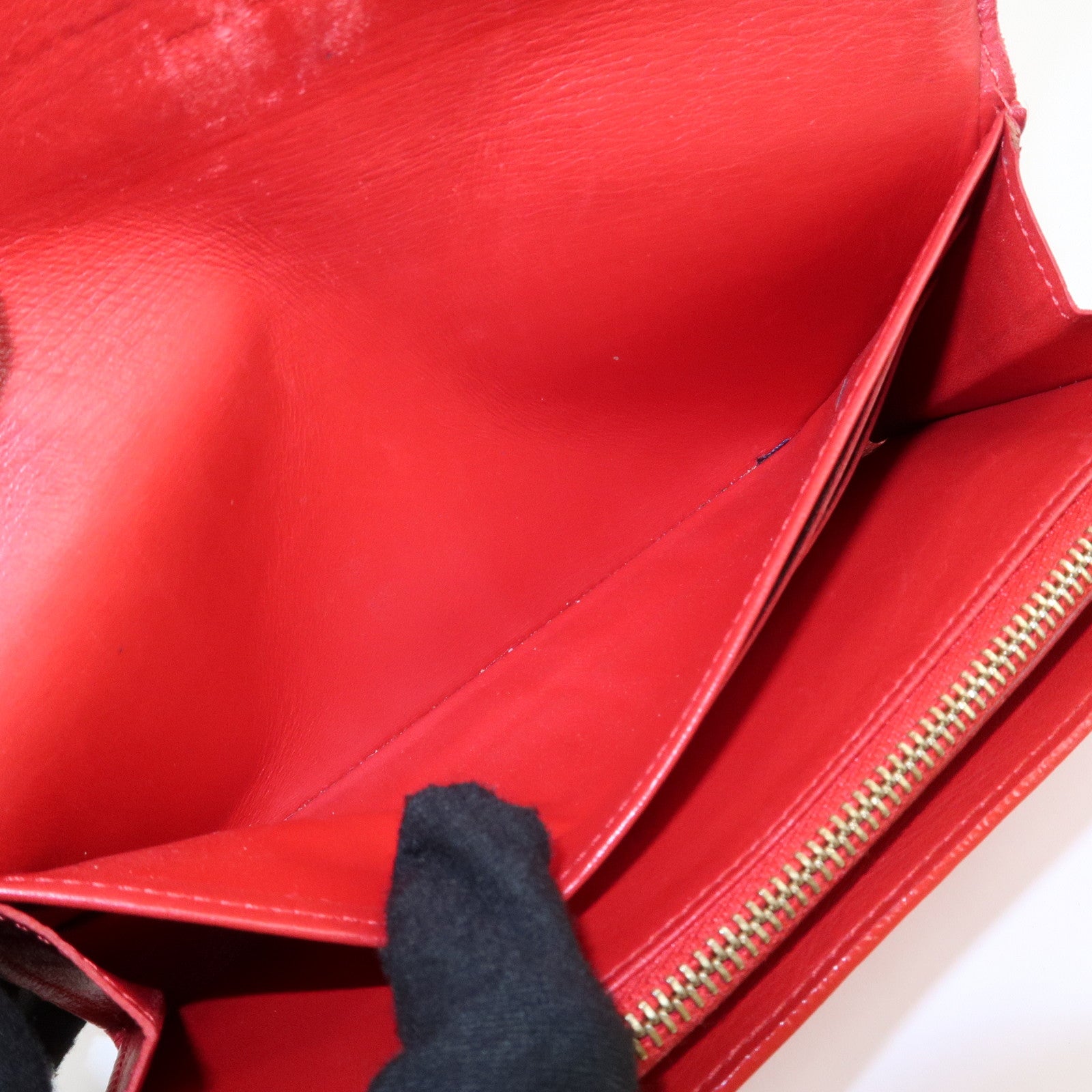 Louis Vuitton Monogram Vernis Set of 2 Wallet M91173 M91016 Used