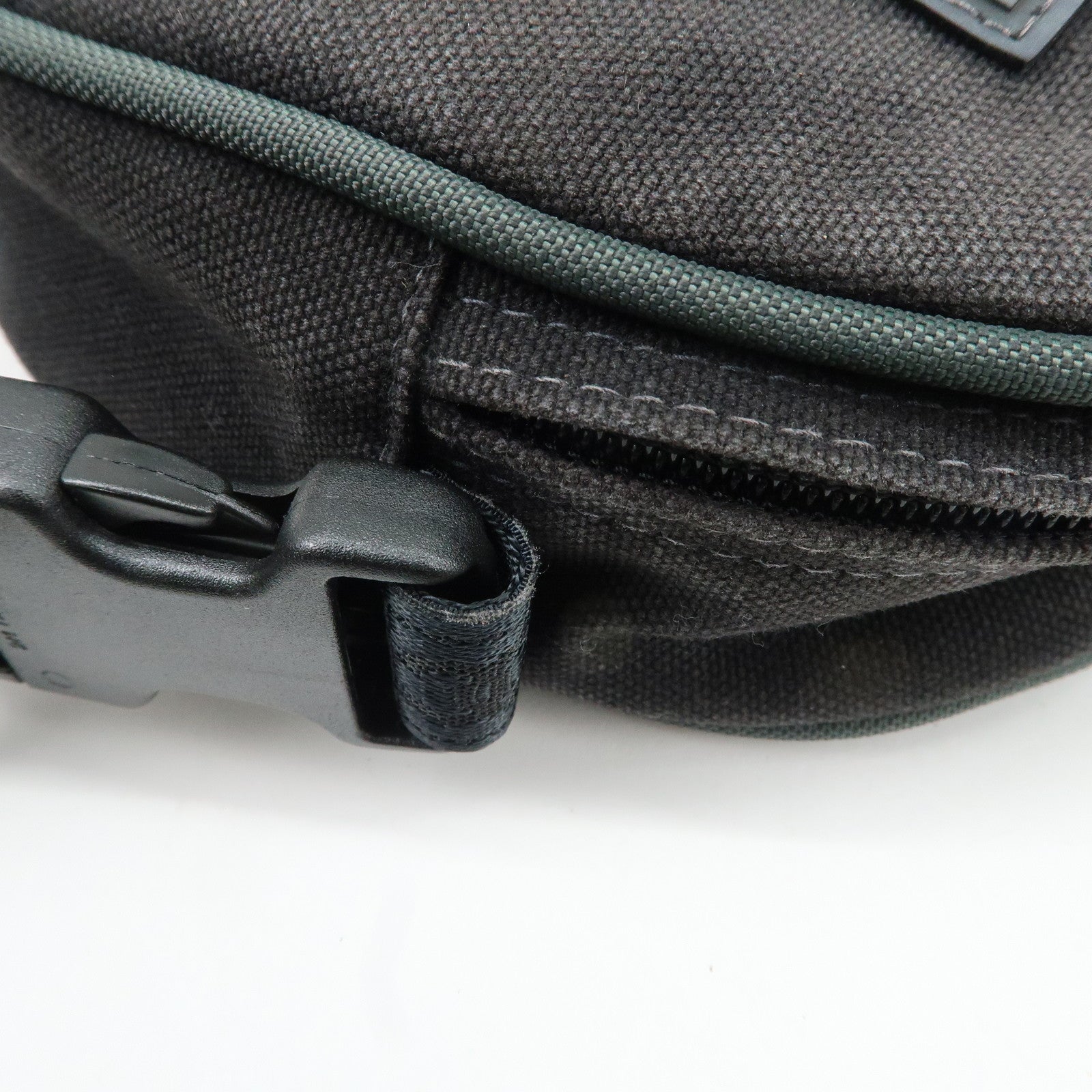 CHANEL COCO Mark Sport Canvas Shoulder Bag Black A23300 Used