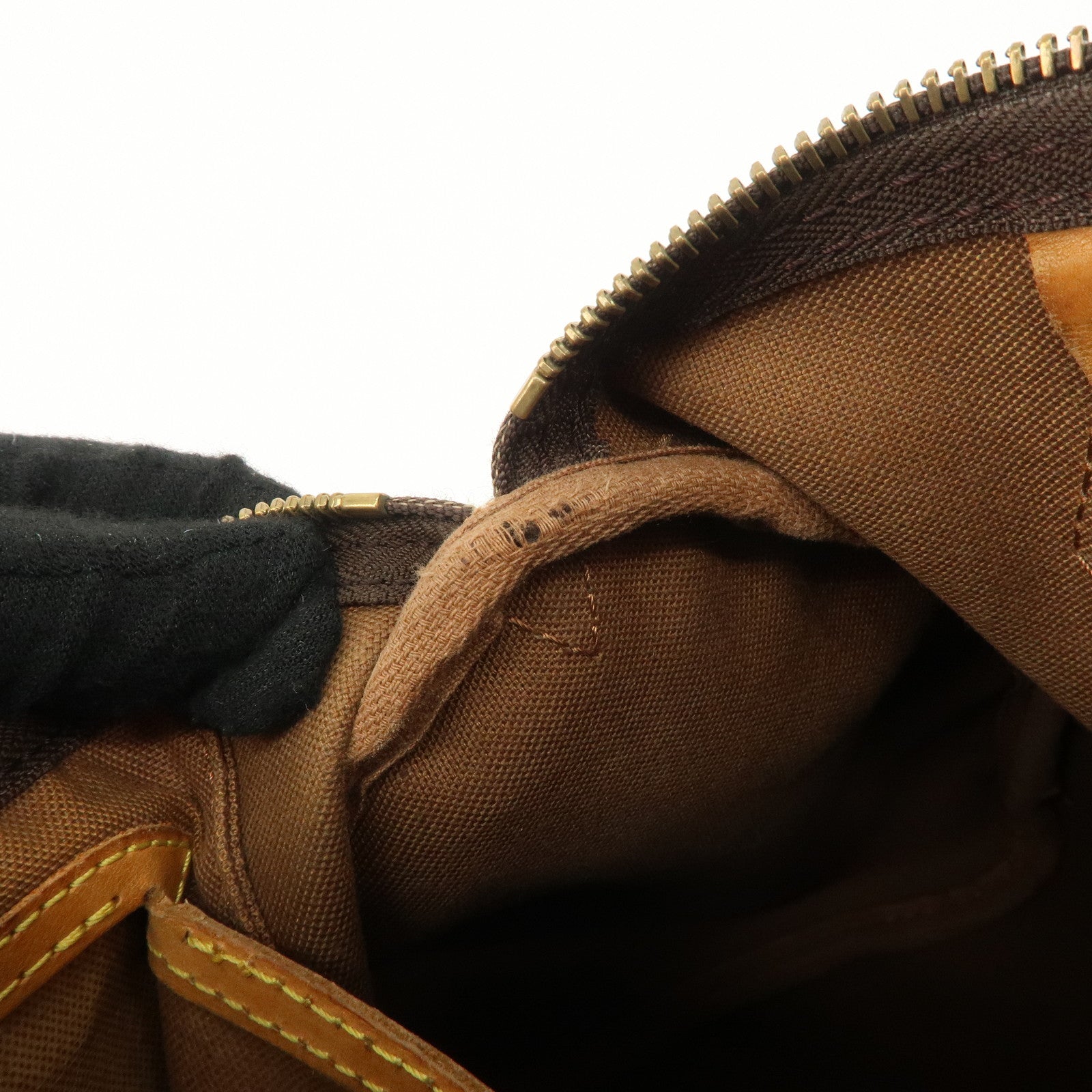 Louis Vuitton Monogram Speedy 25 Hand Bag Boston Bag Brown M41528 Used