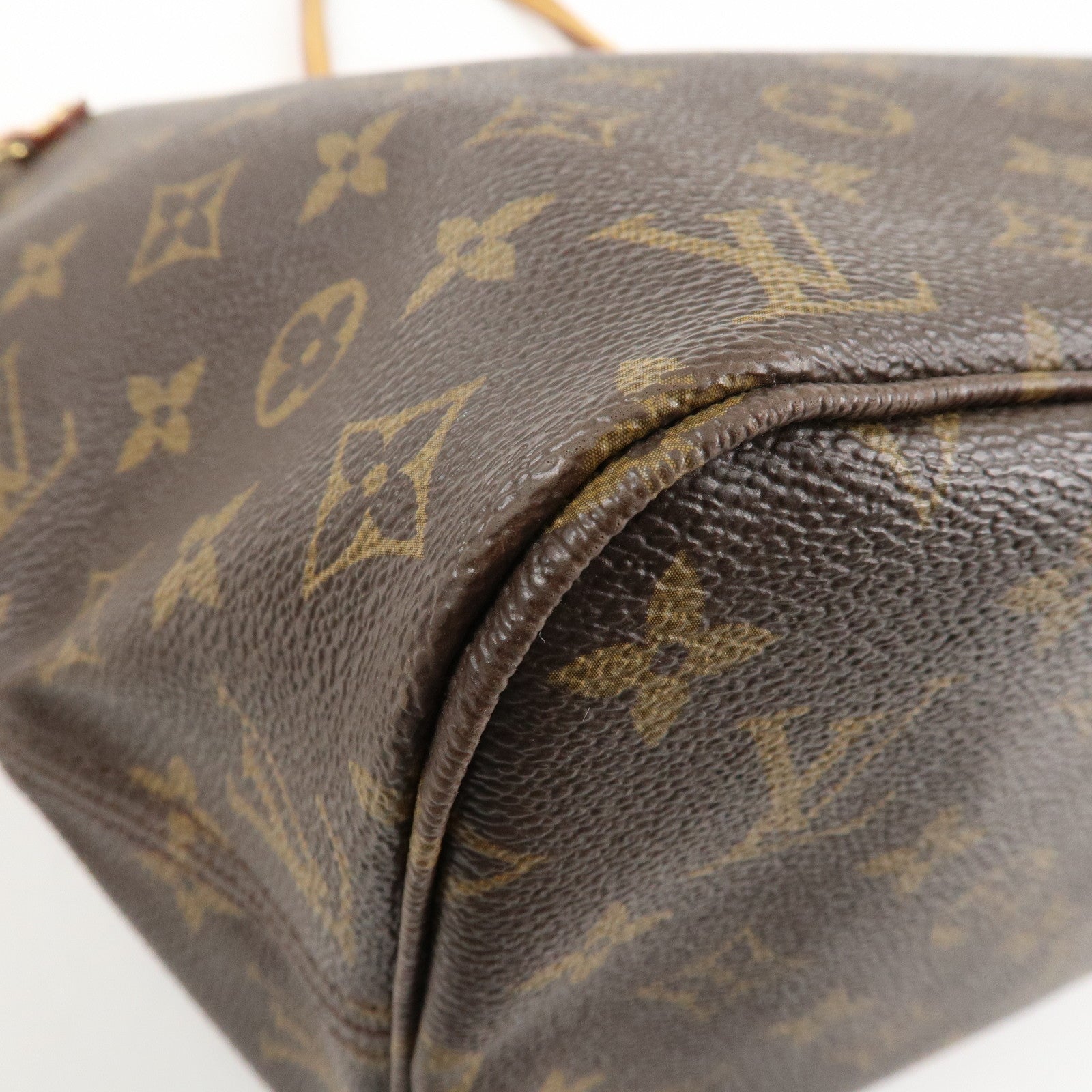 Louis Vuitton Monogram Neverfull MM Tote Bag Brown M40156 Used