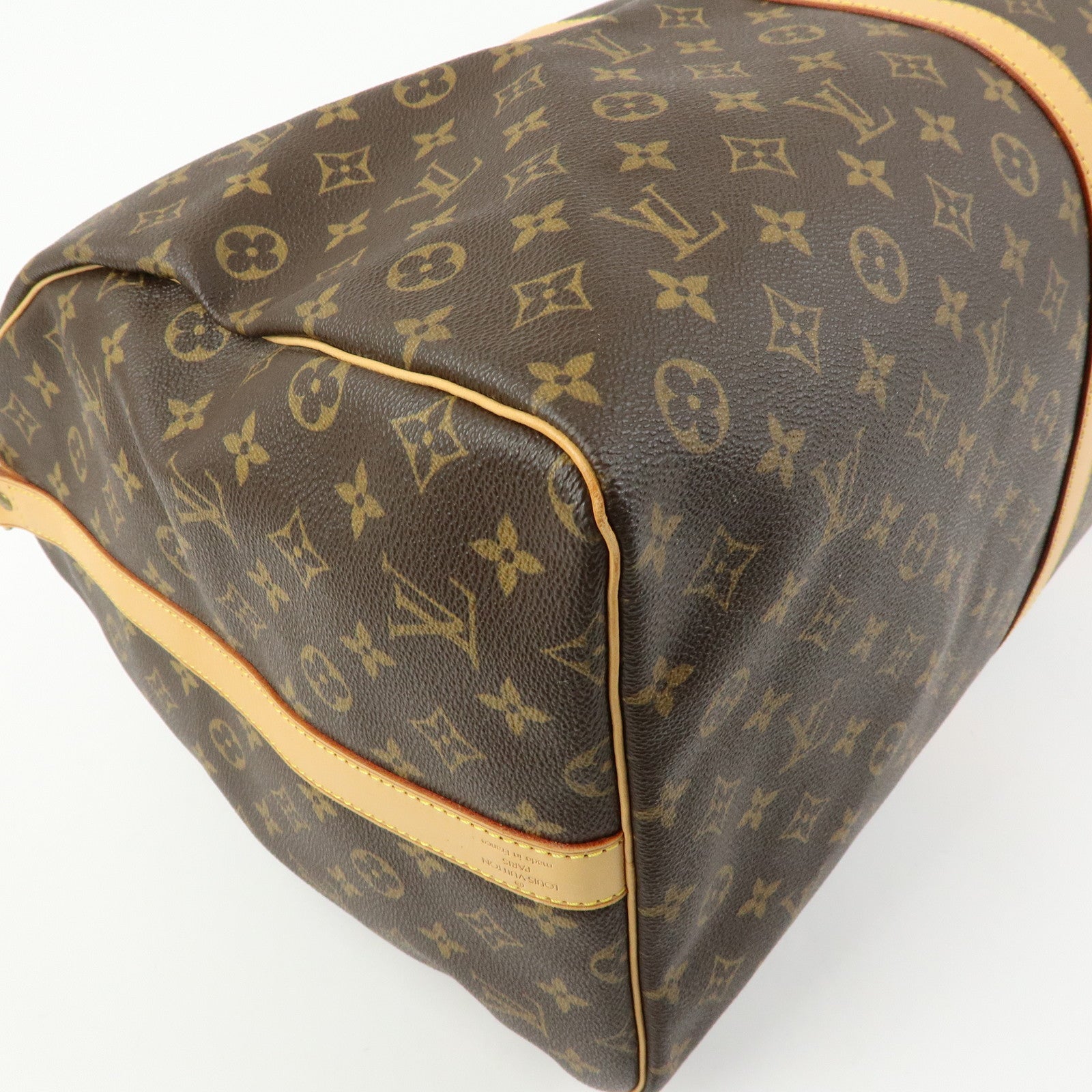 Louis Vuitton Monogram Keep All Bandouliere 60 Boston Bag M41412