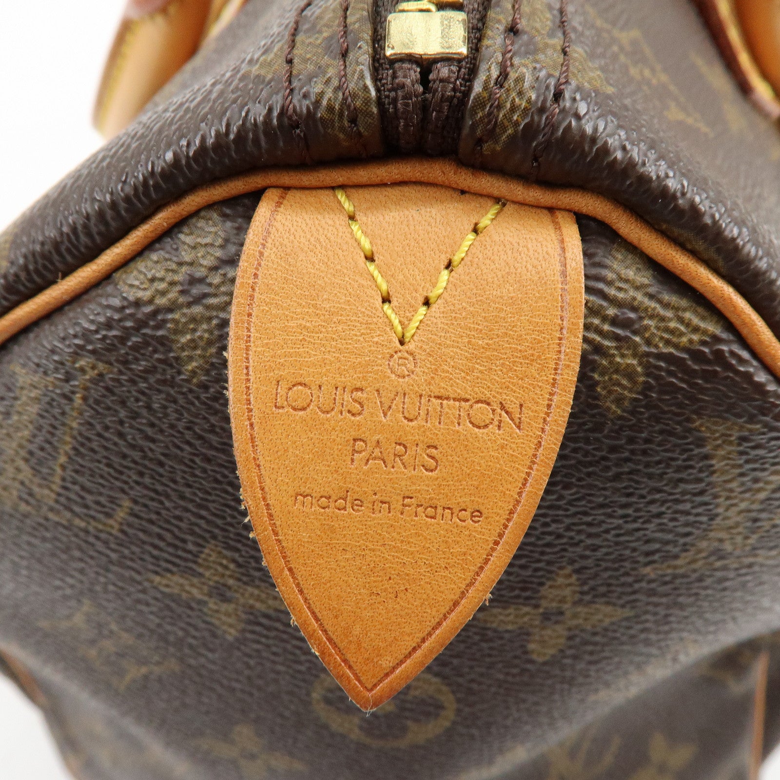 Louis Vuitton Monogram Speedy 30 Boston Bag Hand Bag Brown M41526
