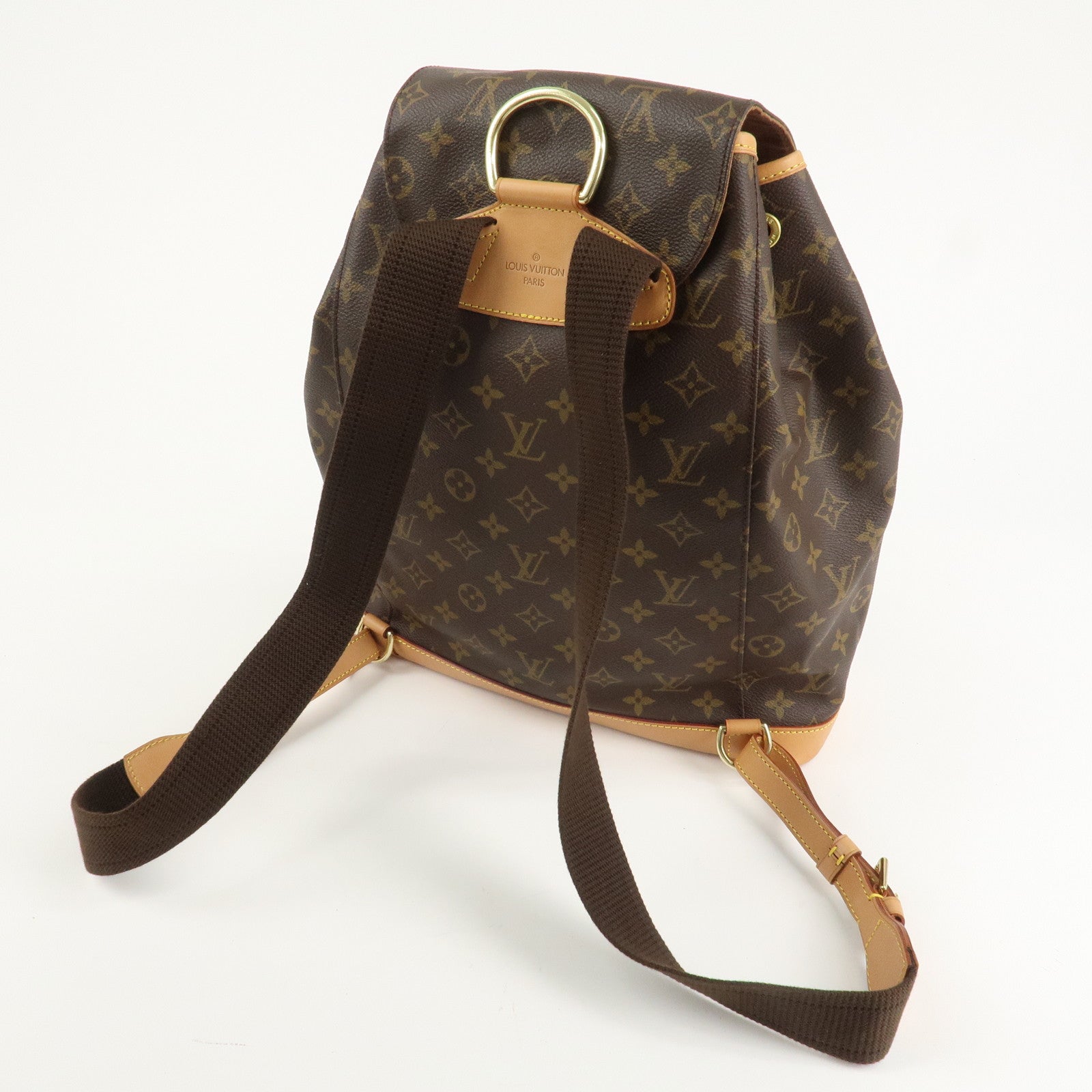 Louis Vuitton Monogram Montsouris GM Backpack Brown M51135 Used
