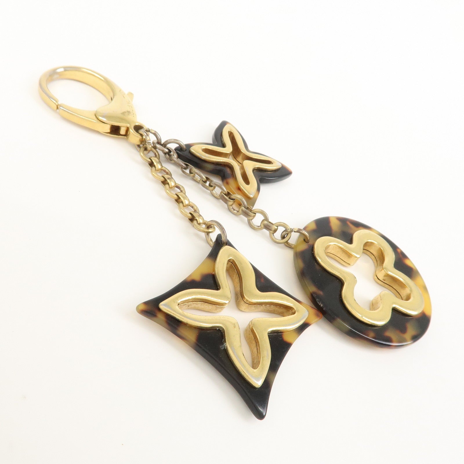 Louis Vuitton Bijou Sac Insolence Bag Charm Gold Brown M65087