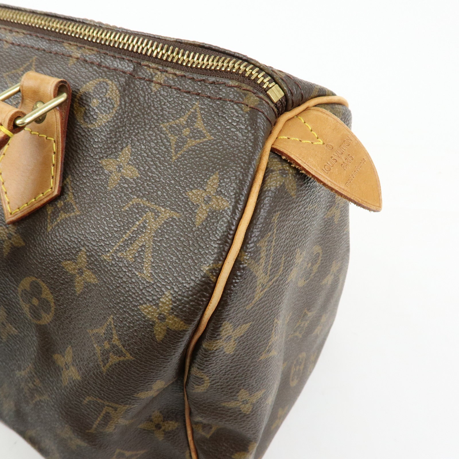 Louis Vuitton Monogram Speedy 30 Boston Bag Hand Bag Brown M41526