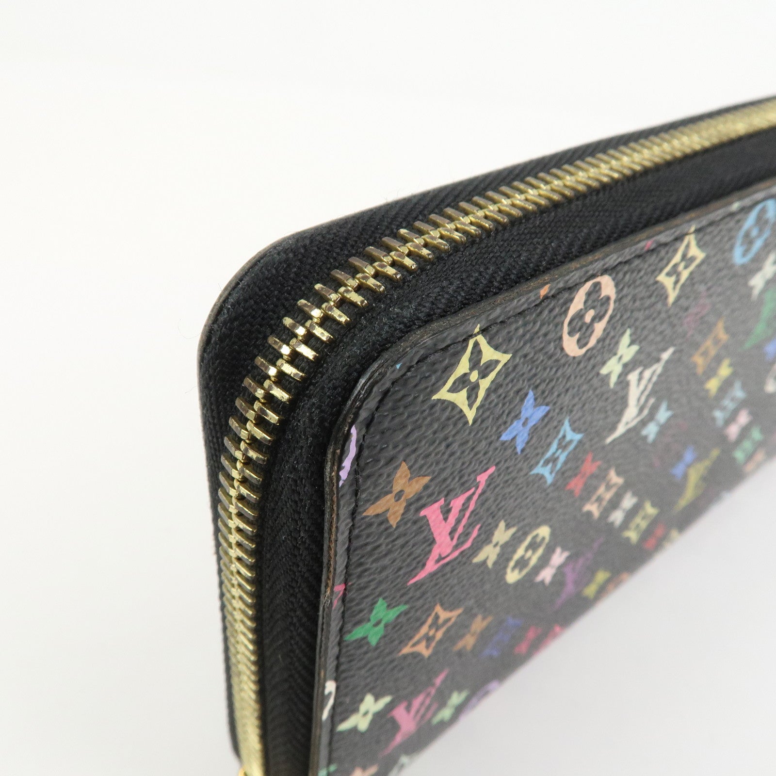 Louis Vuitton Monogram Multi Color Zippy Wallet Violet M60275